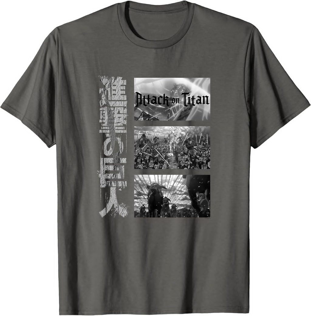 Three Scenes with Kanji Anime T-Shirt