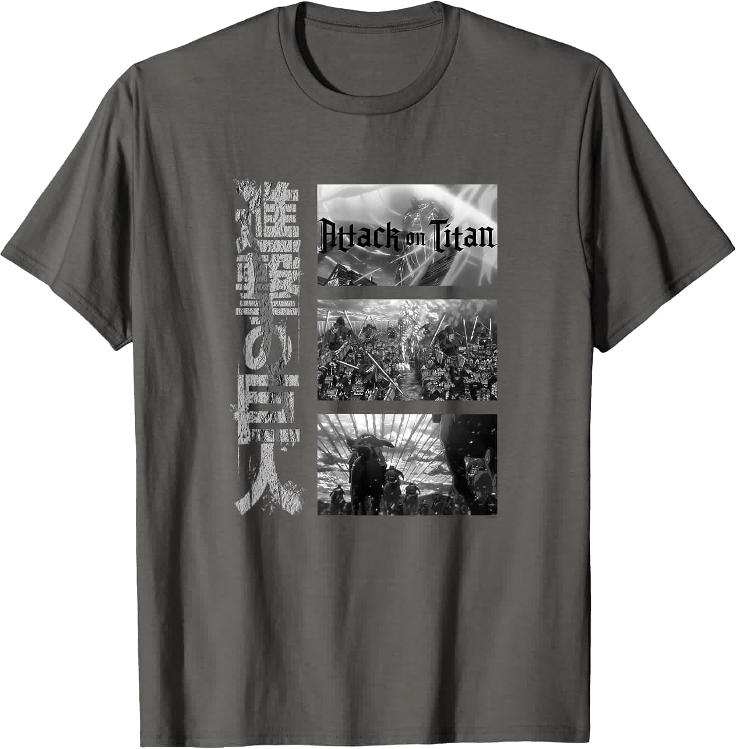 Three Scenes with Kanji Anime T-Shirt