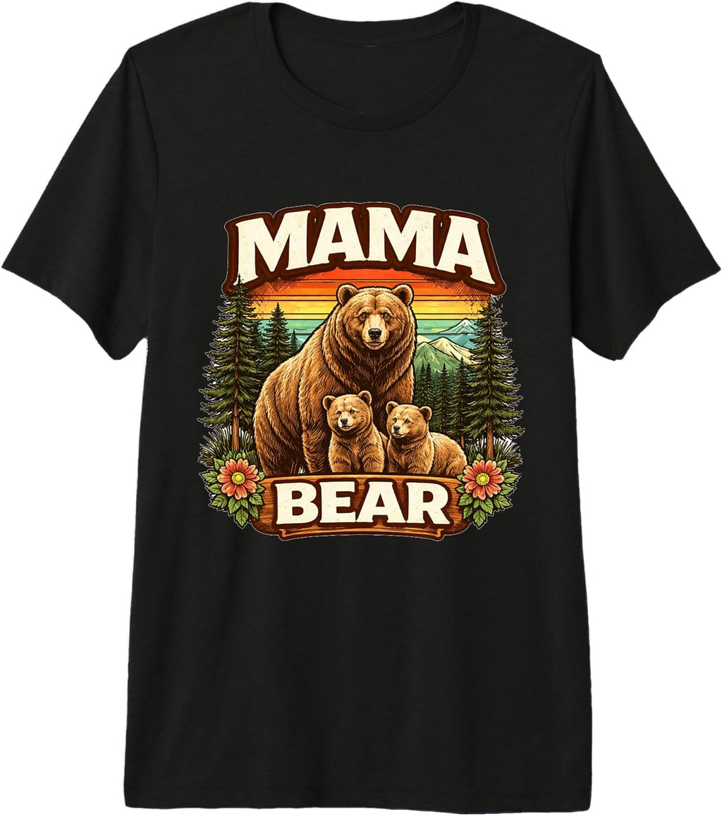 Mama Bear Family Pride Nature Mom