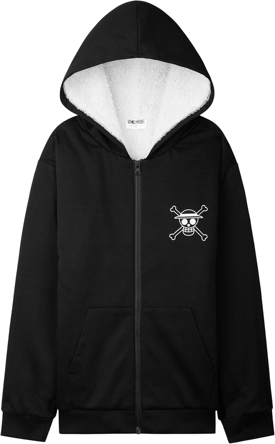 Hoodie for Boys, Teens, 9-16 Years, Fleece Sweatshirt, Sherpa Hooded Jacket, Zip Up Hoodie, Anime Gifts for Boys