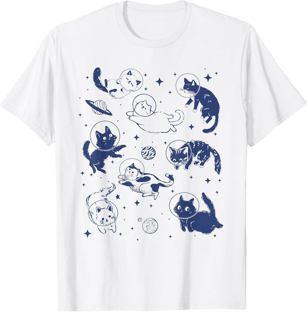 Cats Astronaut in Space Funny Space Cat