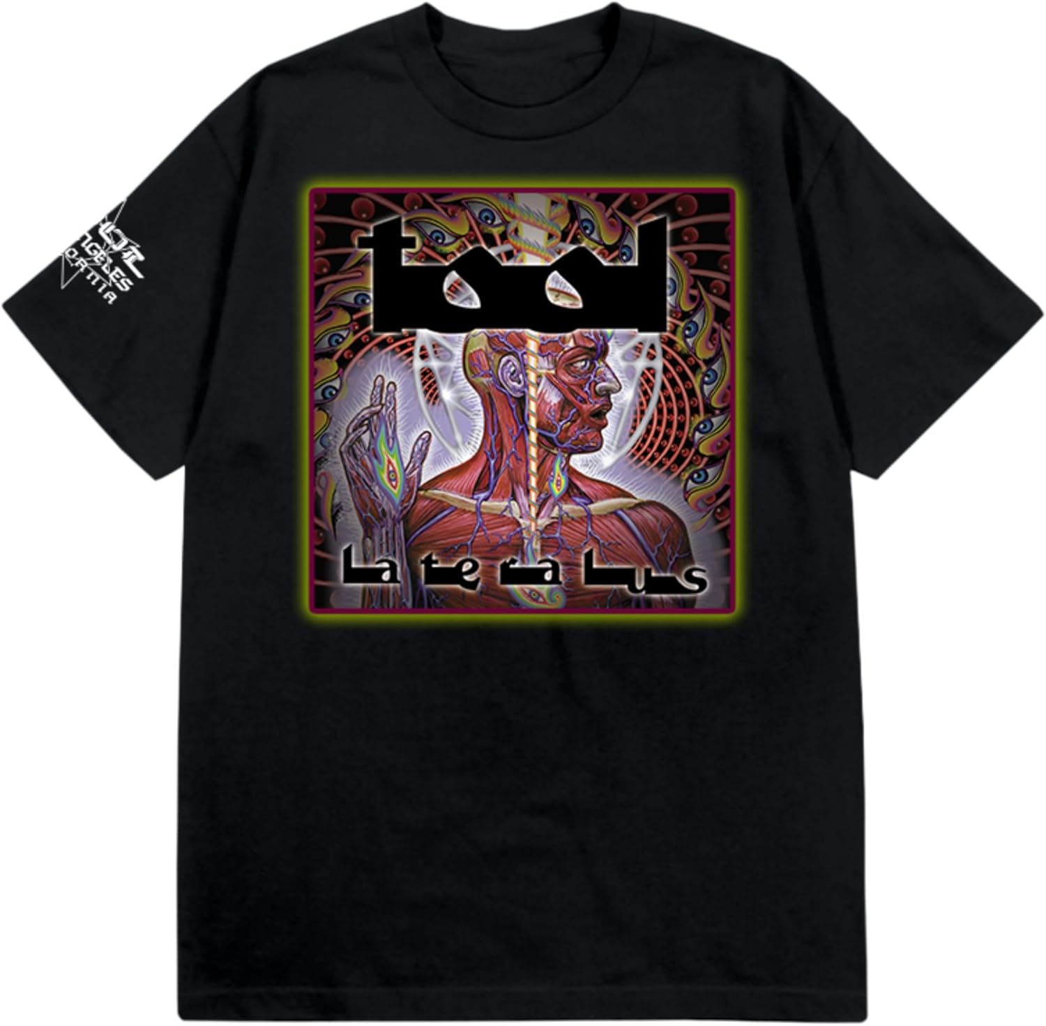 Tool Band T Shirt for Men & Women Lateralus Black Graphic Crew Neck Short Sleeve Tee - Rock Music Tshirts