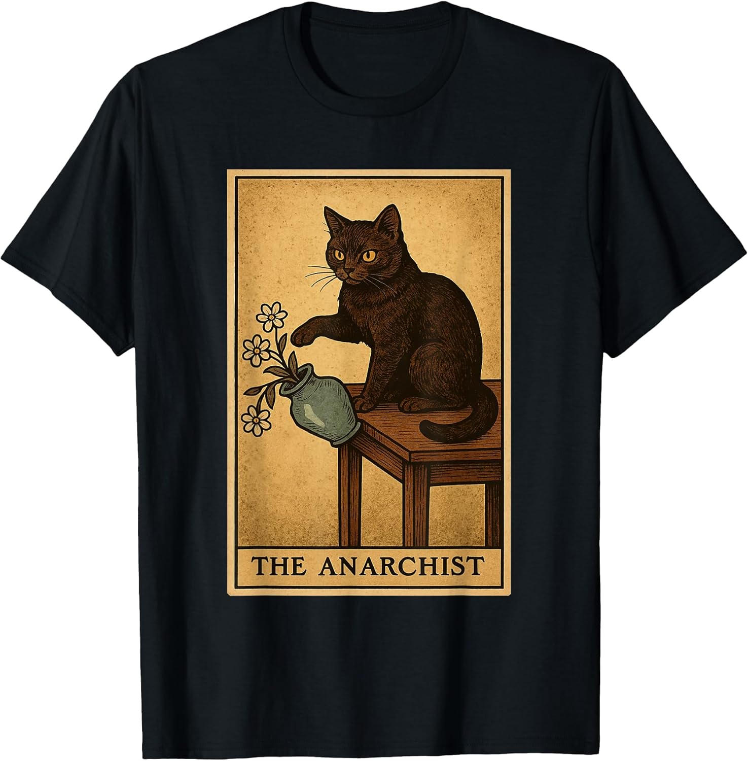 Cat Lover Design Cat Tarot Card Design Men Women Kids T-Shirt