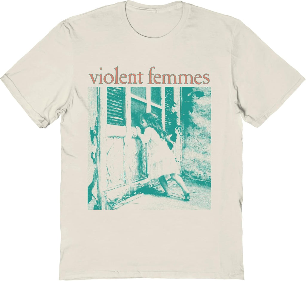 Violent Femmes Band T Shirt Album Adult Natural Short Sleeve Folk Punk Music Vintage Style Graphic Tees