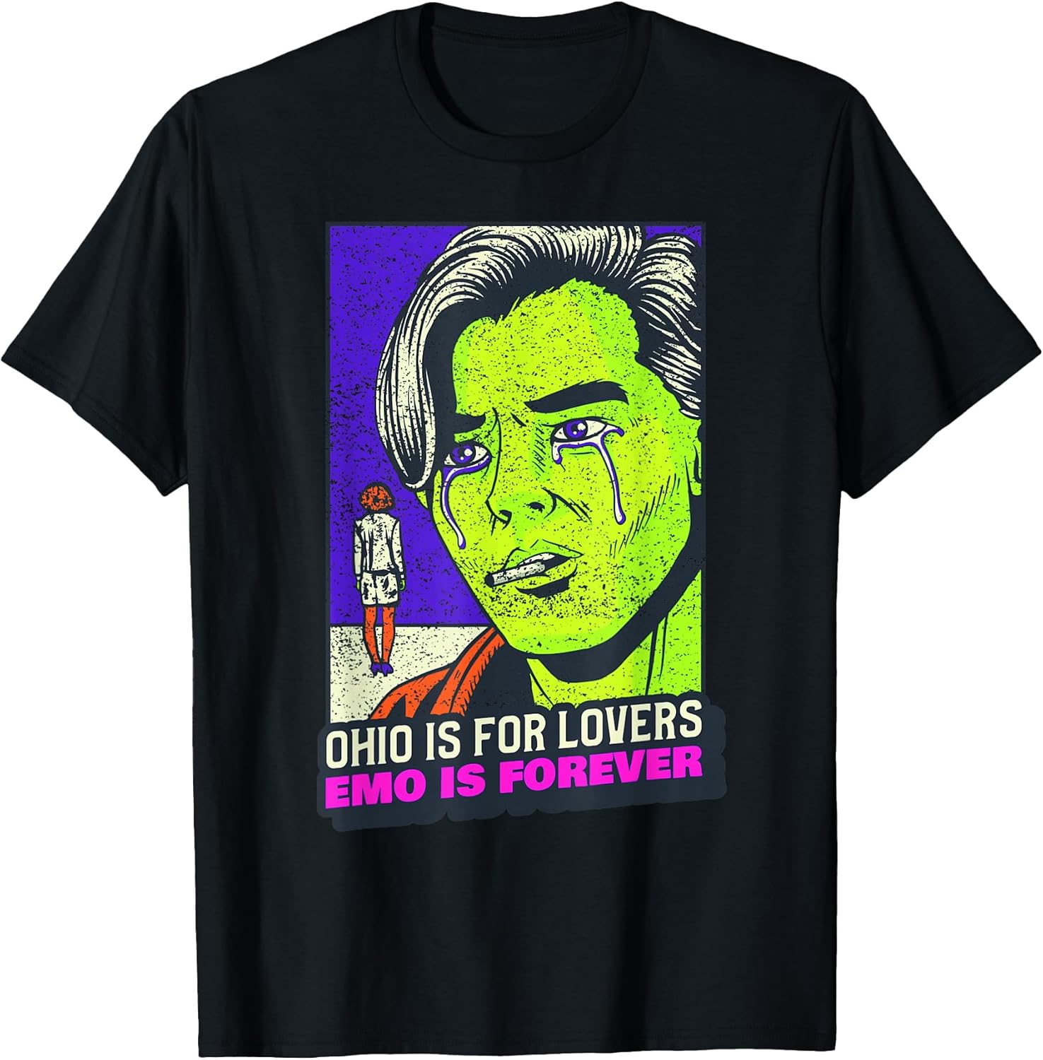 Cool Emo Rock Music T-Shirt Poster Art 2000's Band Concert T-Shirt