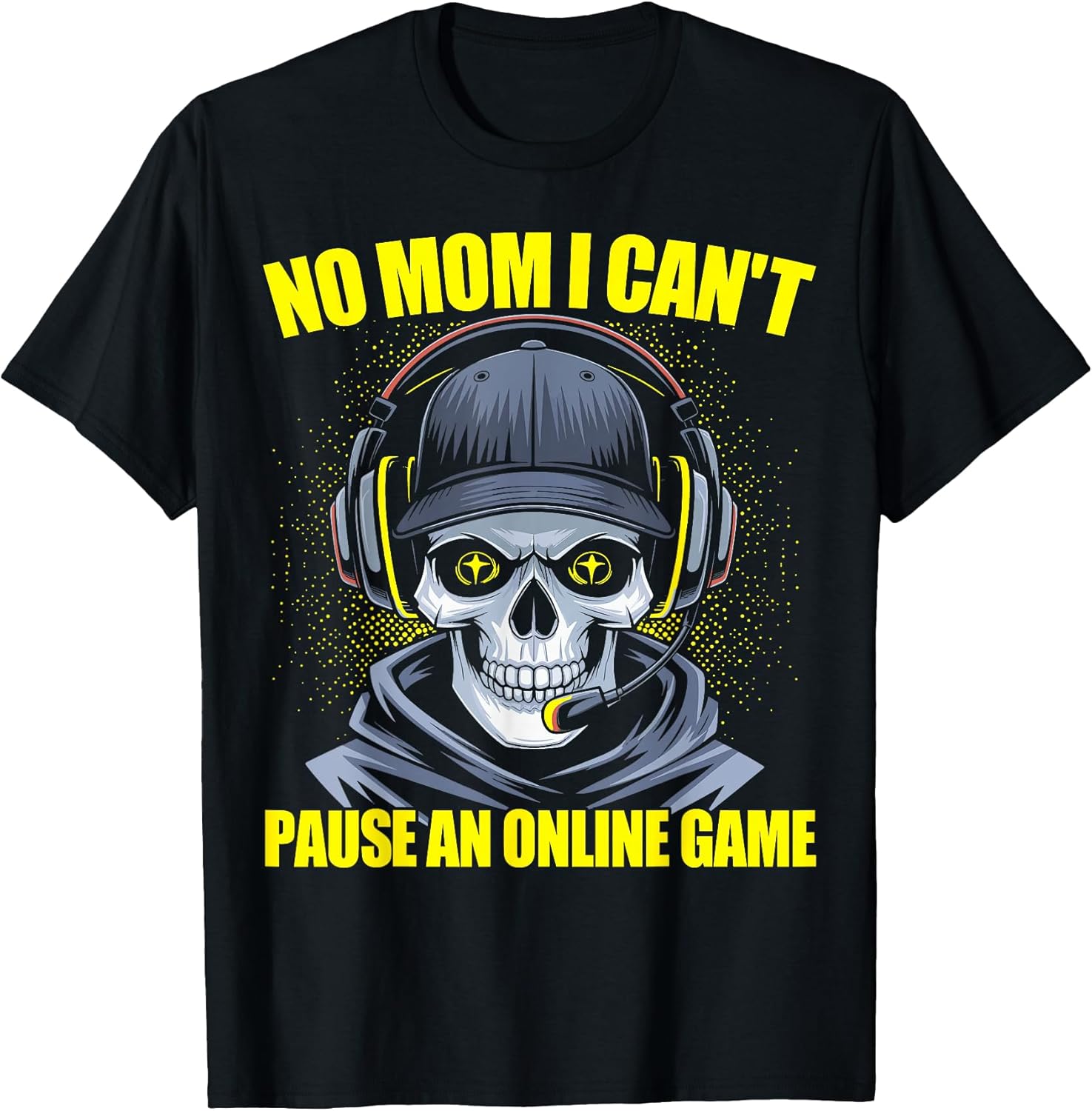 Gamer Skeleton Gaming Video Games T-Shirt