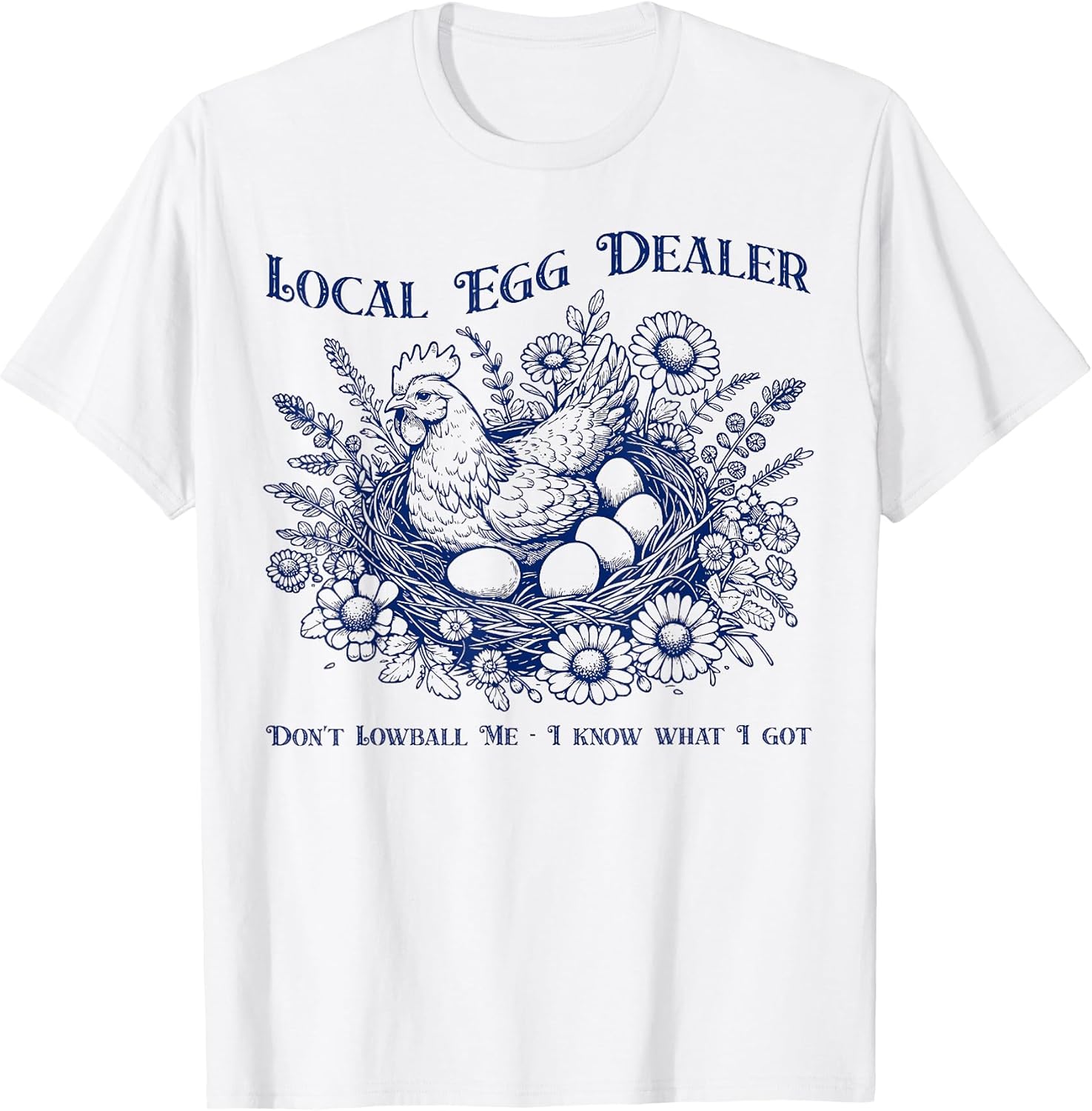 Local Egg Dealer Chicken Funny Easter Farmhouse