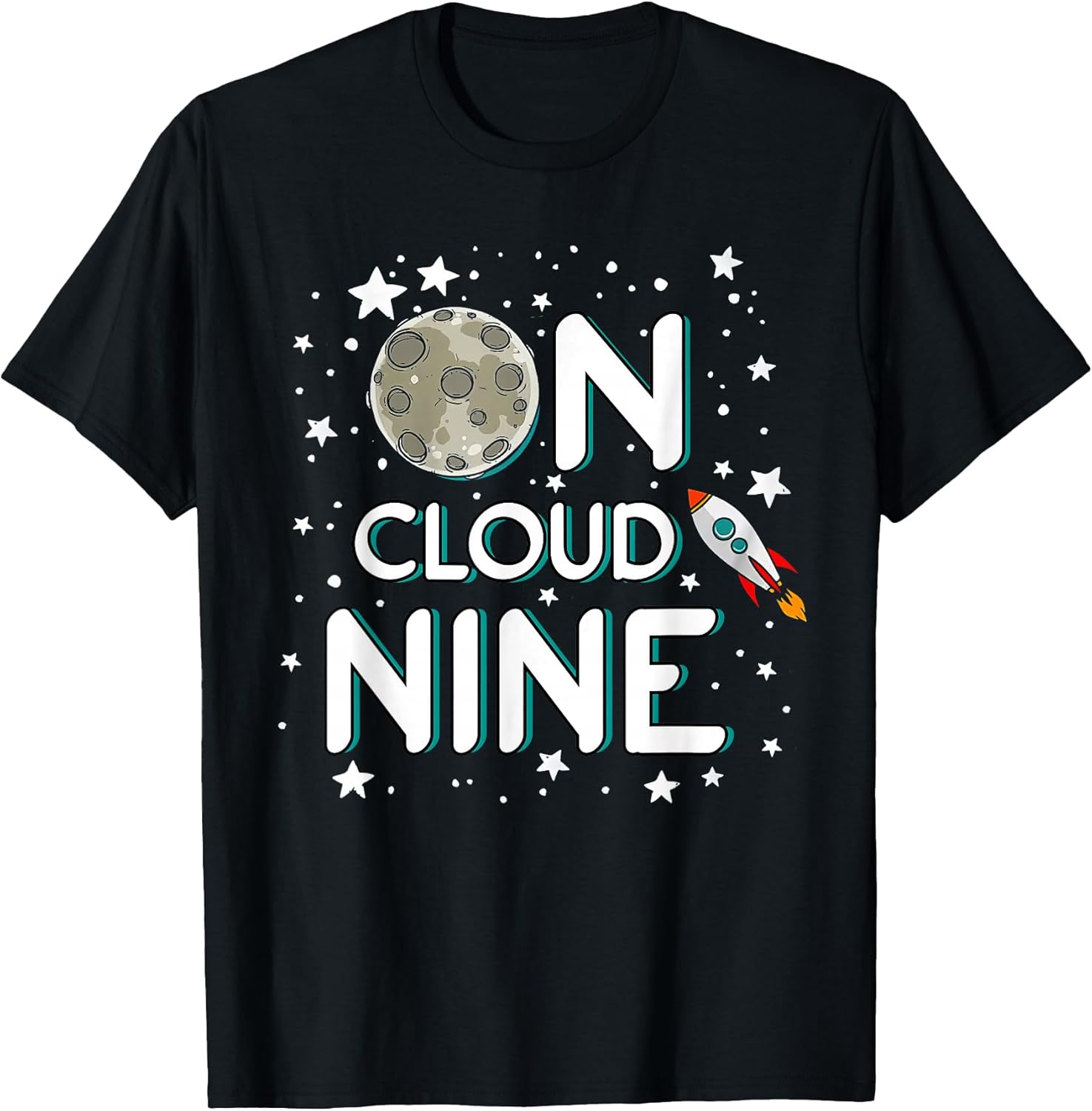 9th Birthday Astronaut Shirt For Kids Boys Girls