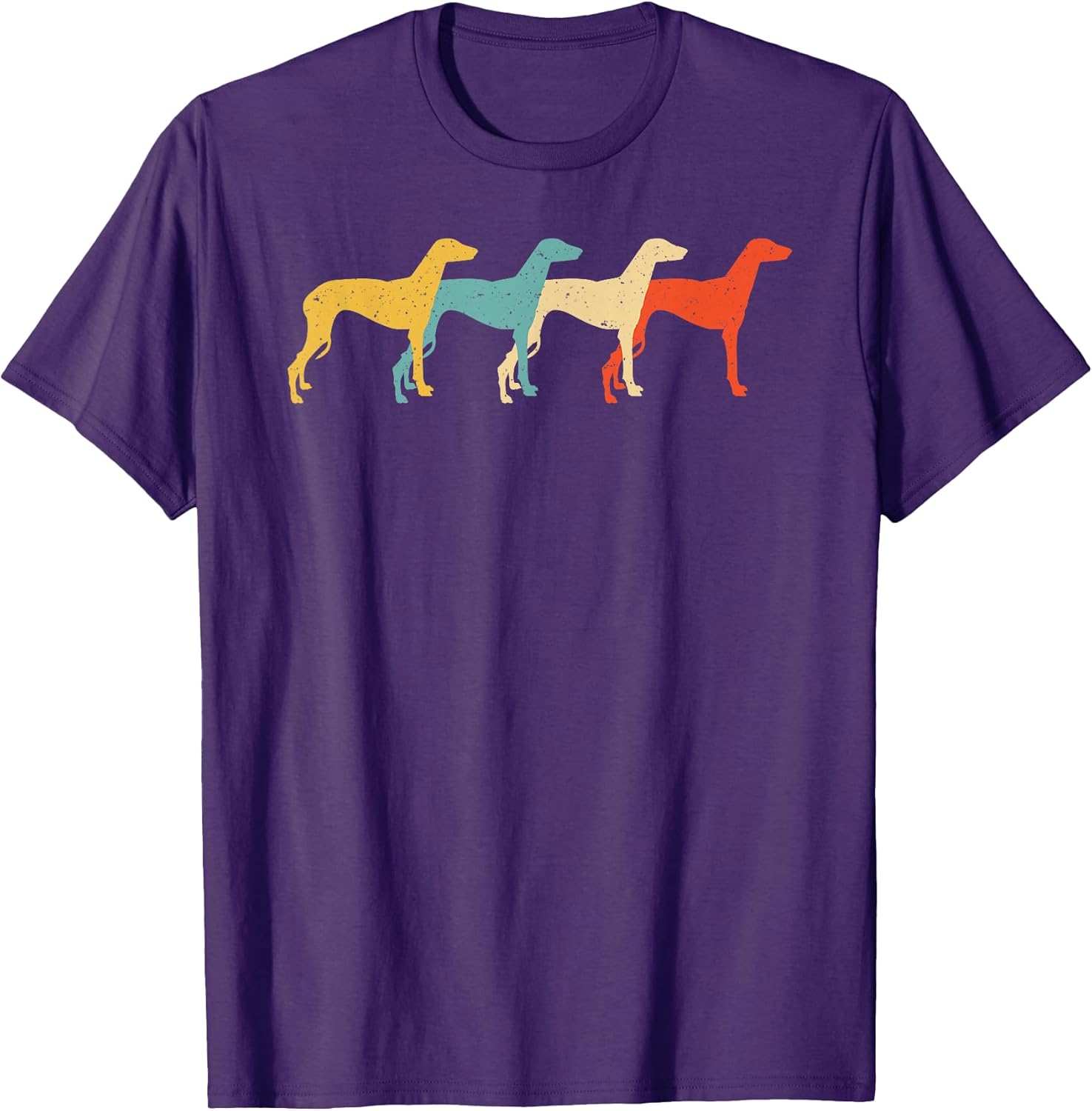 Greyhound Vintage Retro Dog Pet Racer Lover 60s 70s Gift Men Women Girls Kids T-Shirt