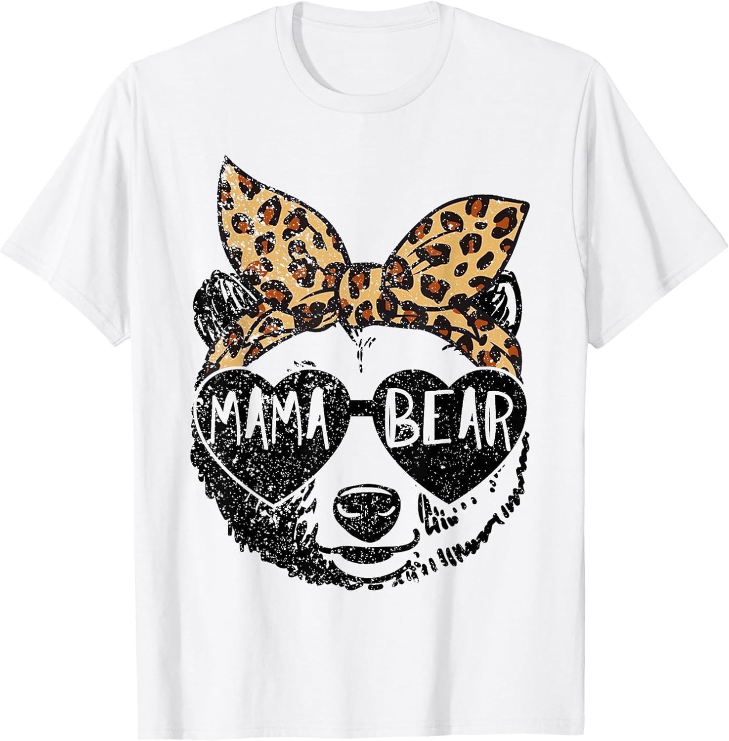 Funny Bear Face Shirt Family Matching Gifts