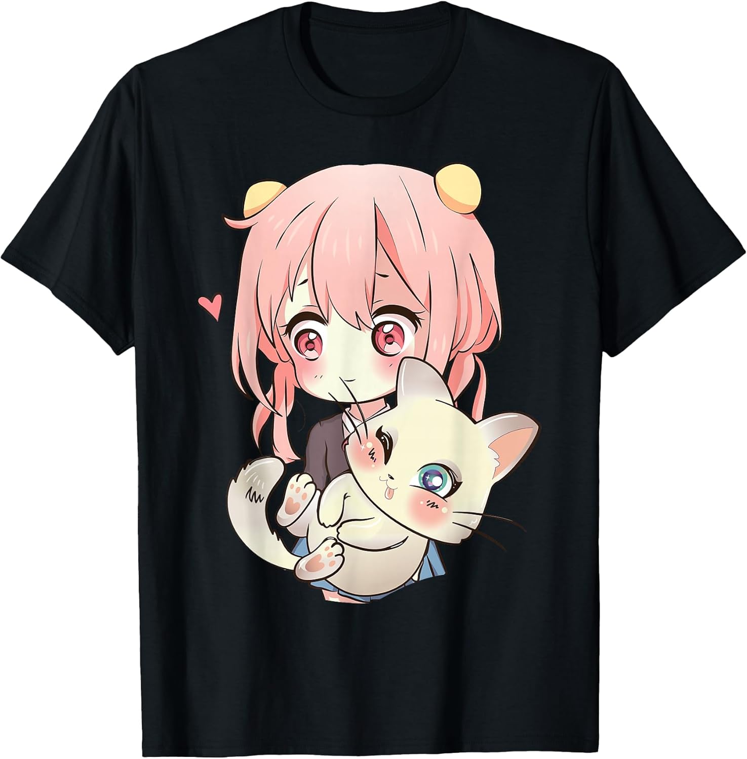 Anime and Cats Lover for Teen Manga kawaii Graphic