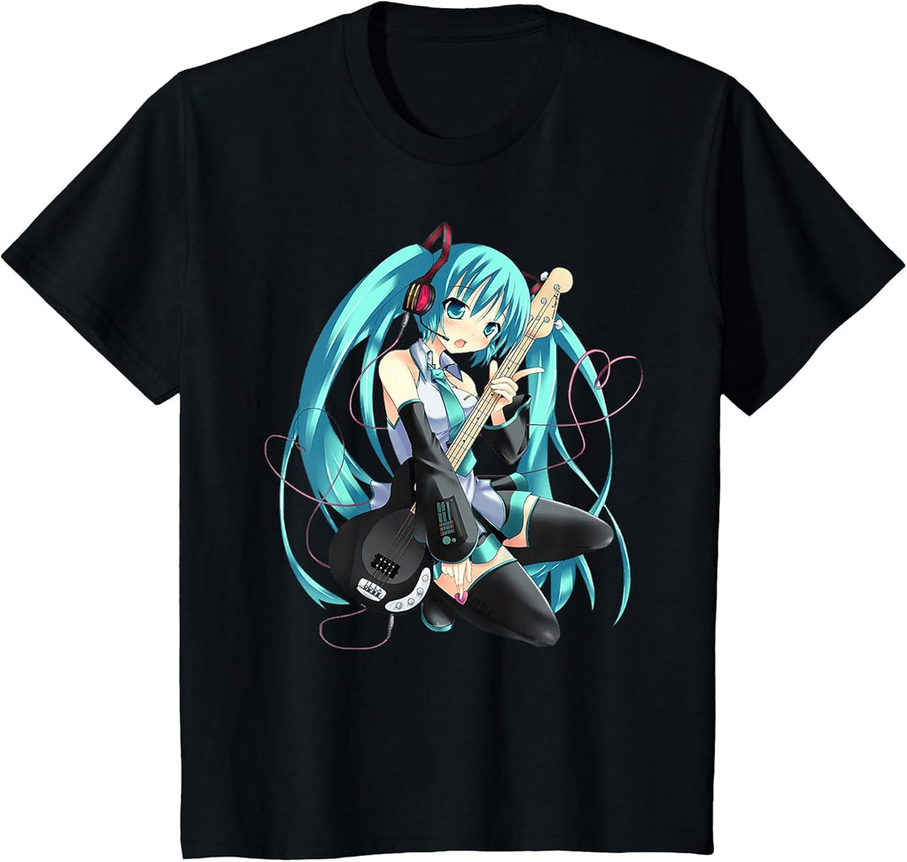 Perfect Anime Girl, I Love Music, Anime and Manga Cosplays T-Shirt