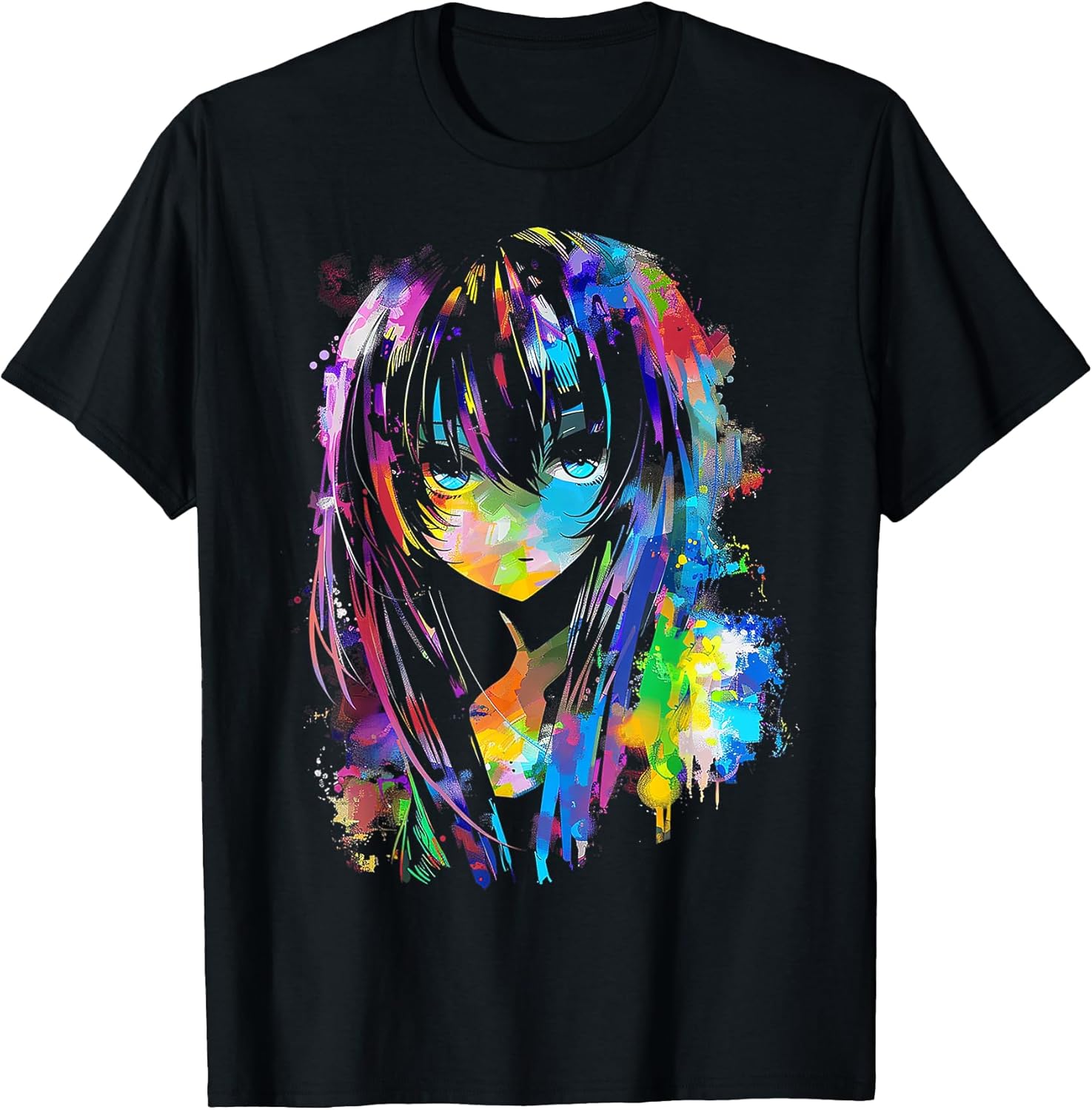Anime Manga Graphic Colorful Art Anime T-Shirt