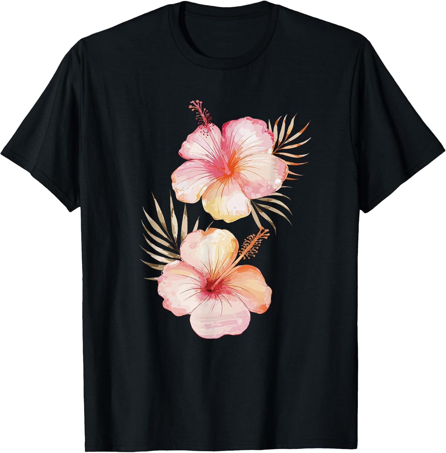 Aesthetic Tropical Floral Watercolor Vibe Apparel