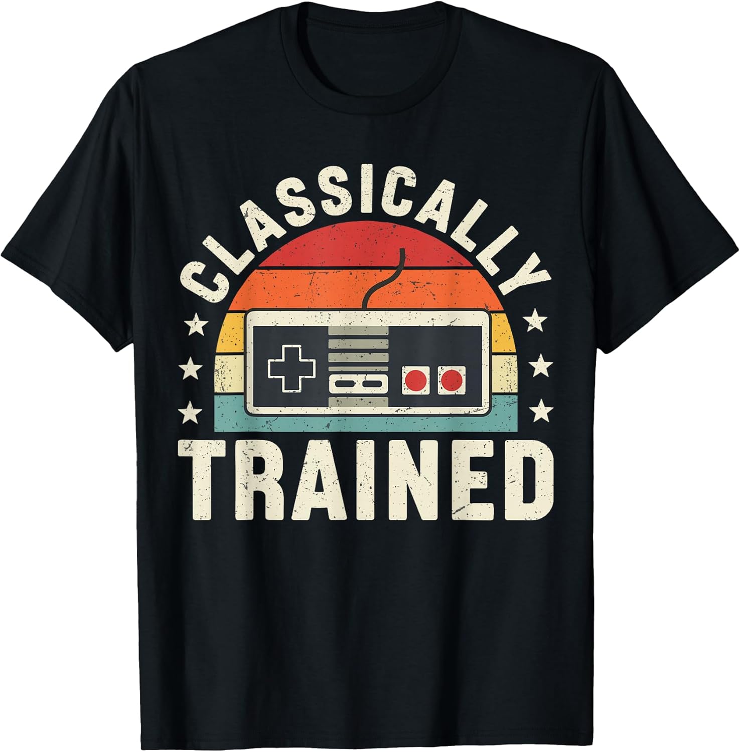 Classically Trained Arcade Gaming Controller Retro Gamers T-Shirt
