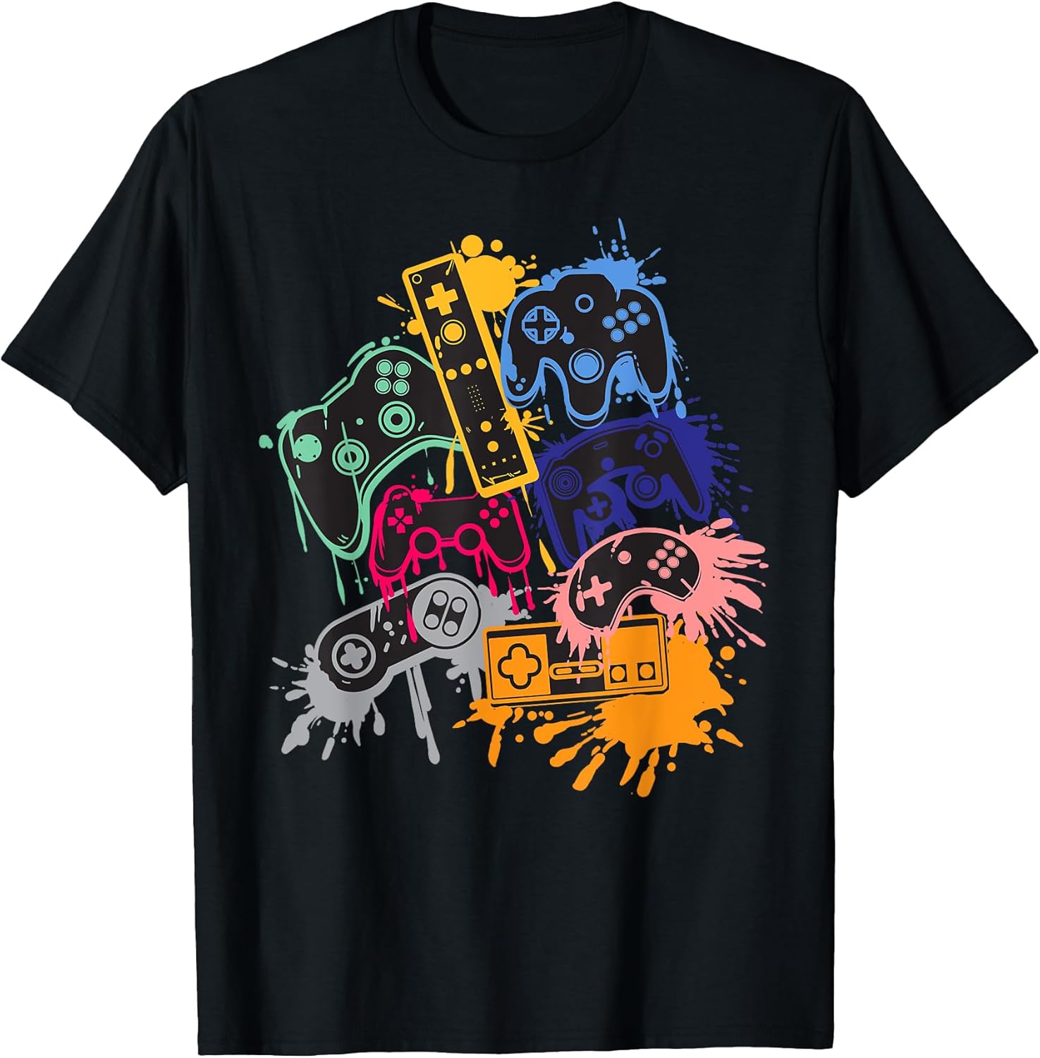 Control All The Things Video Game Controller T-Shirt Small