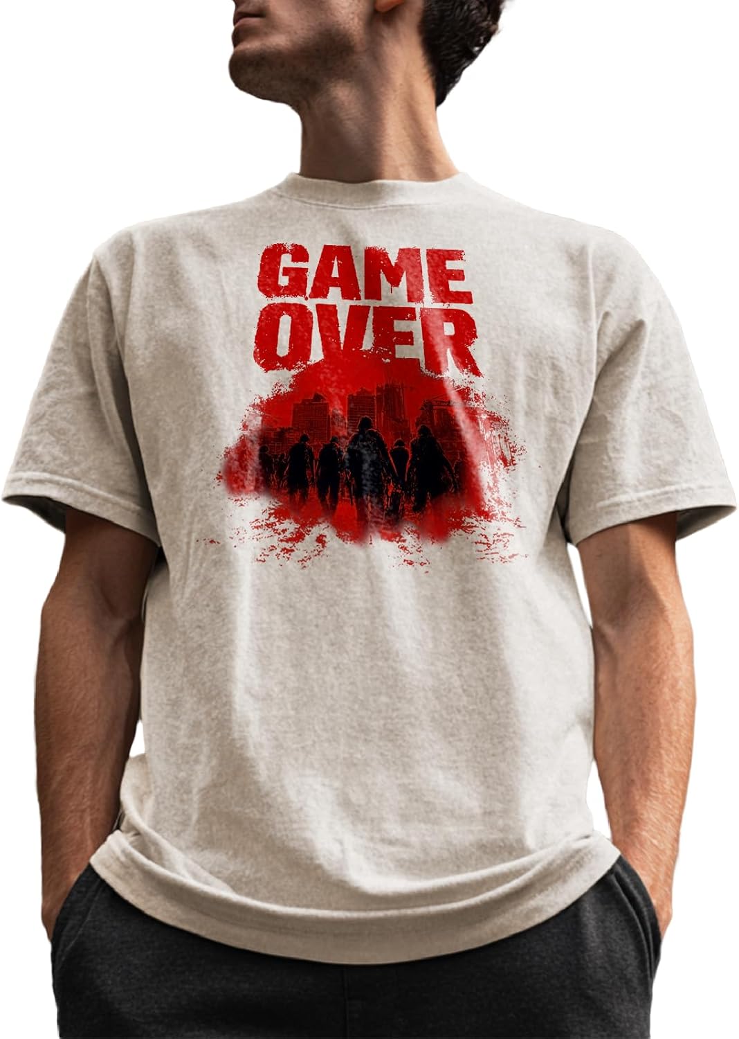 Graphic T-Shirts for Men Casual Cotton Tees Comfy Streetwear Crewneck Short Sleeve Summer Tops