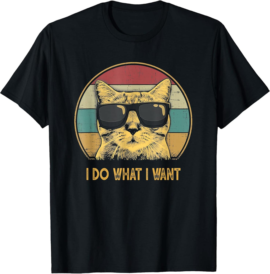 i do what i want cat shirt