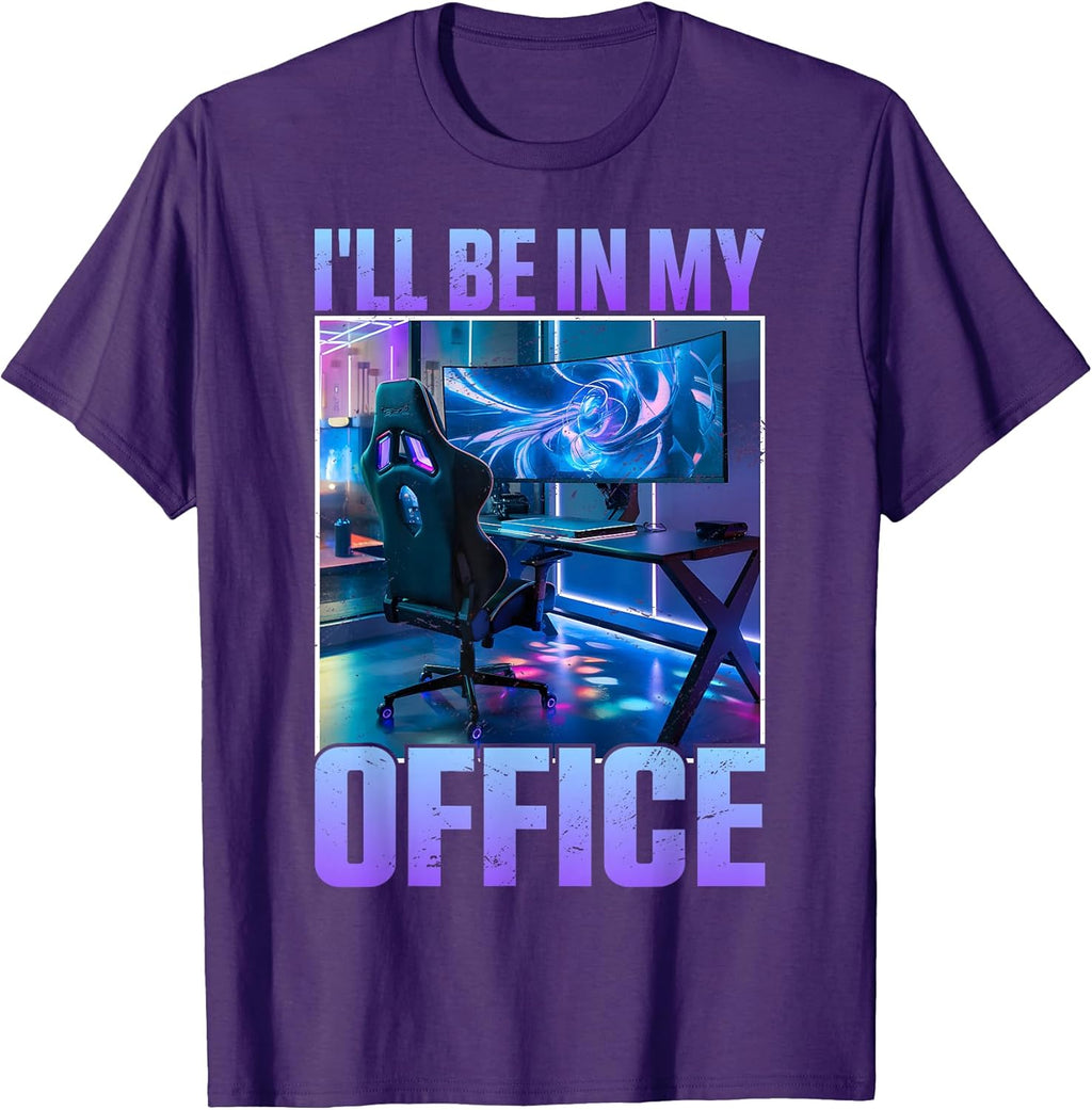 PC Gamer I'll Be in My Office Gaming T-Shirt