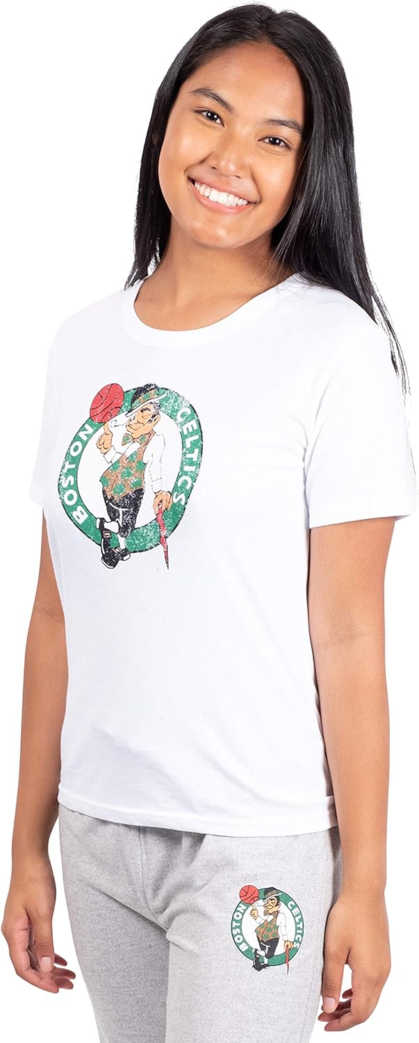 Women's NBA Official Soft Vintage Distressed Graphics T-Shirt