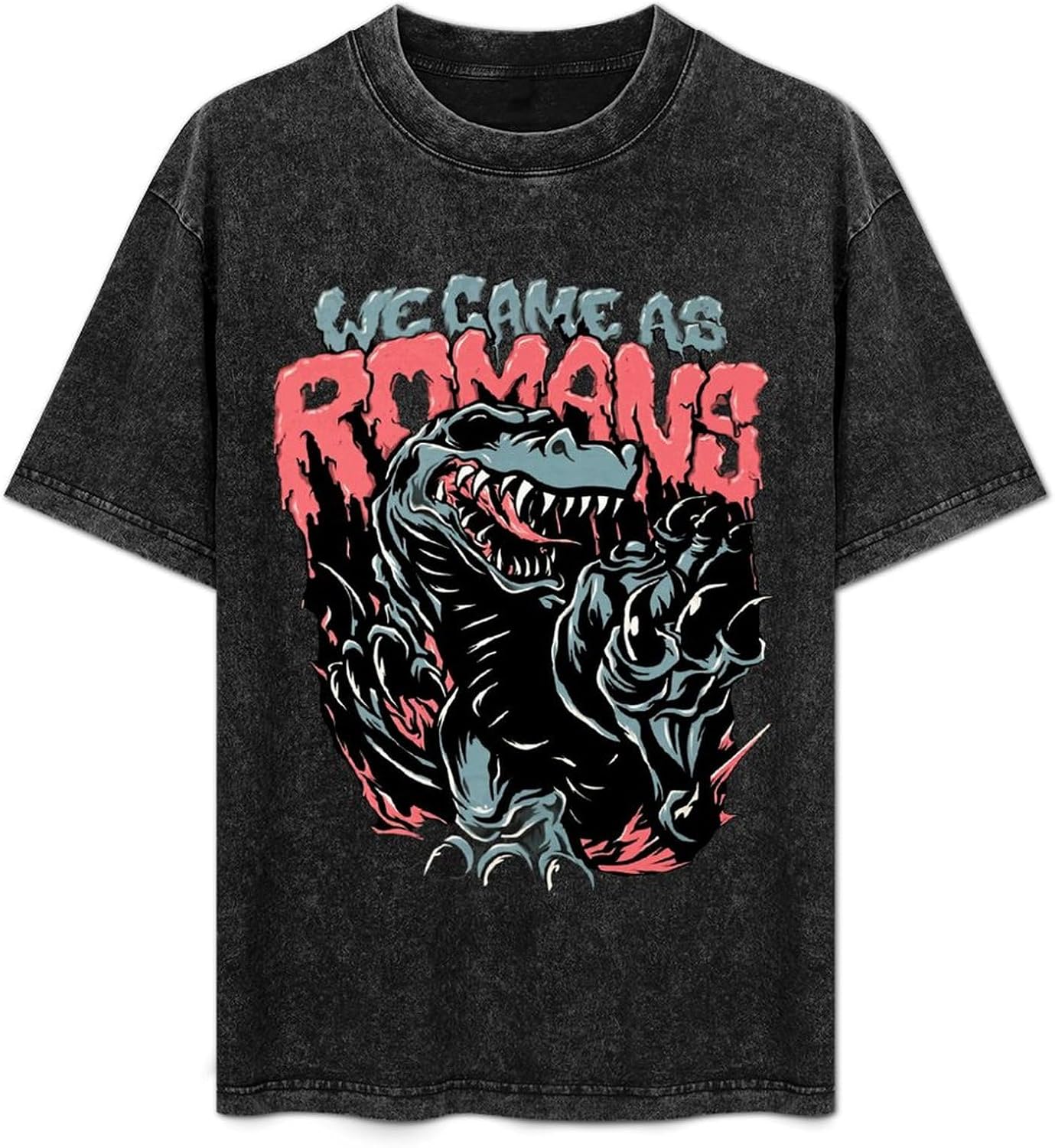 Men Women We Came Music As Romans Band Oversized T Shirts Vintage Crewneck Short Sleeve Shirts for Men Women XL