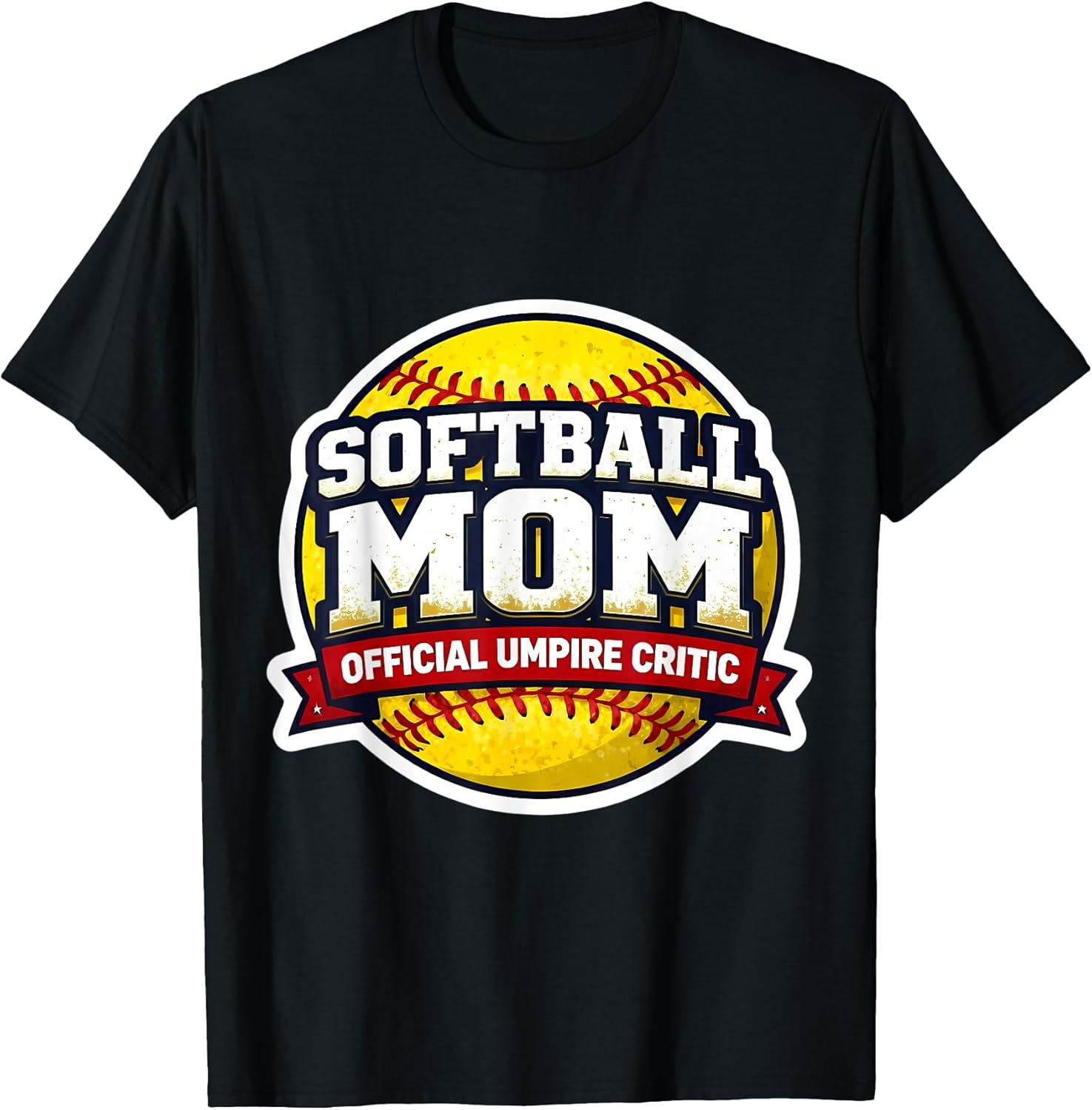 Softball Mom Official Umpire Critic Funny Merch