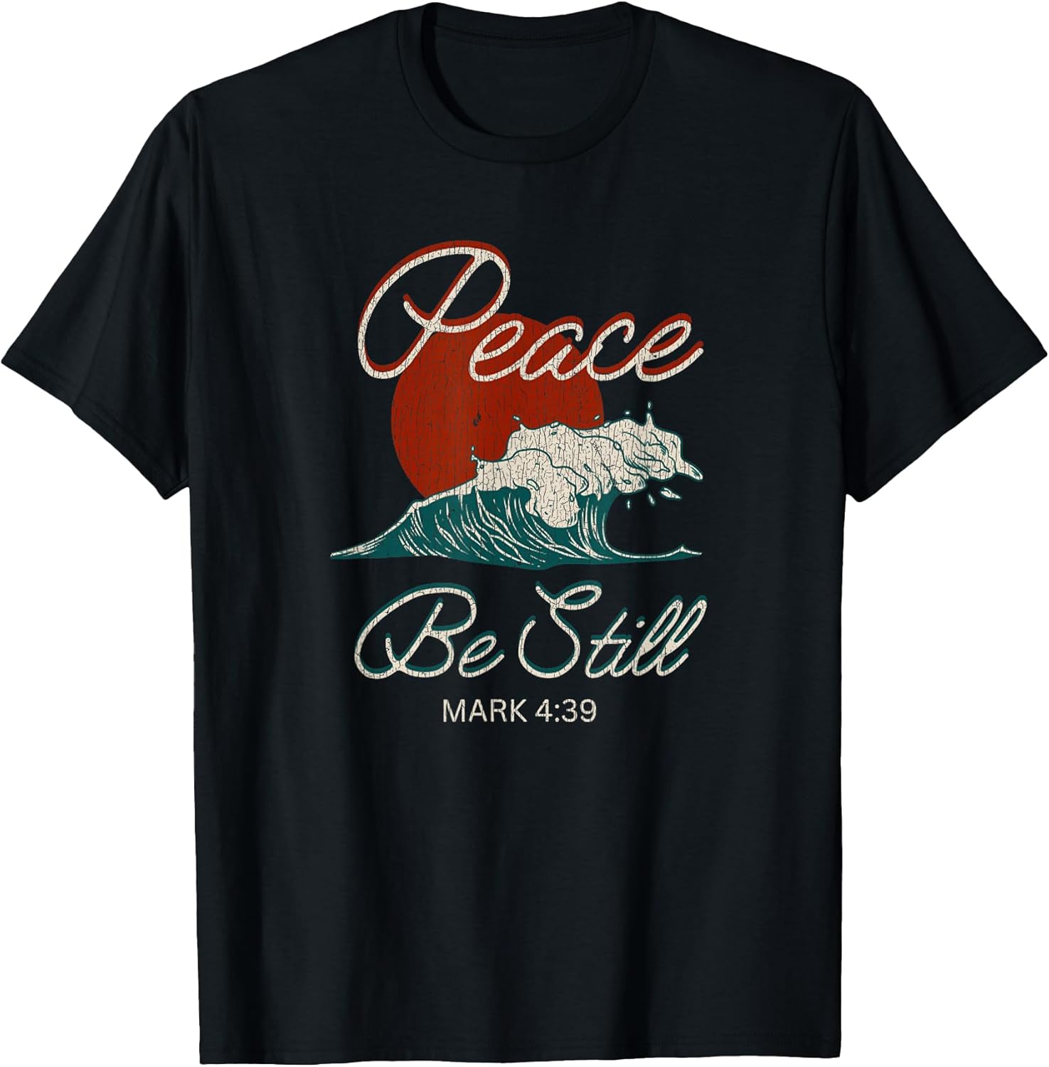 Peace Be Still Mark 4:39 Life Waves Jesus Christ