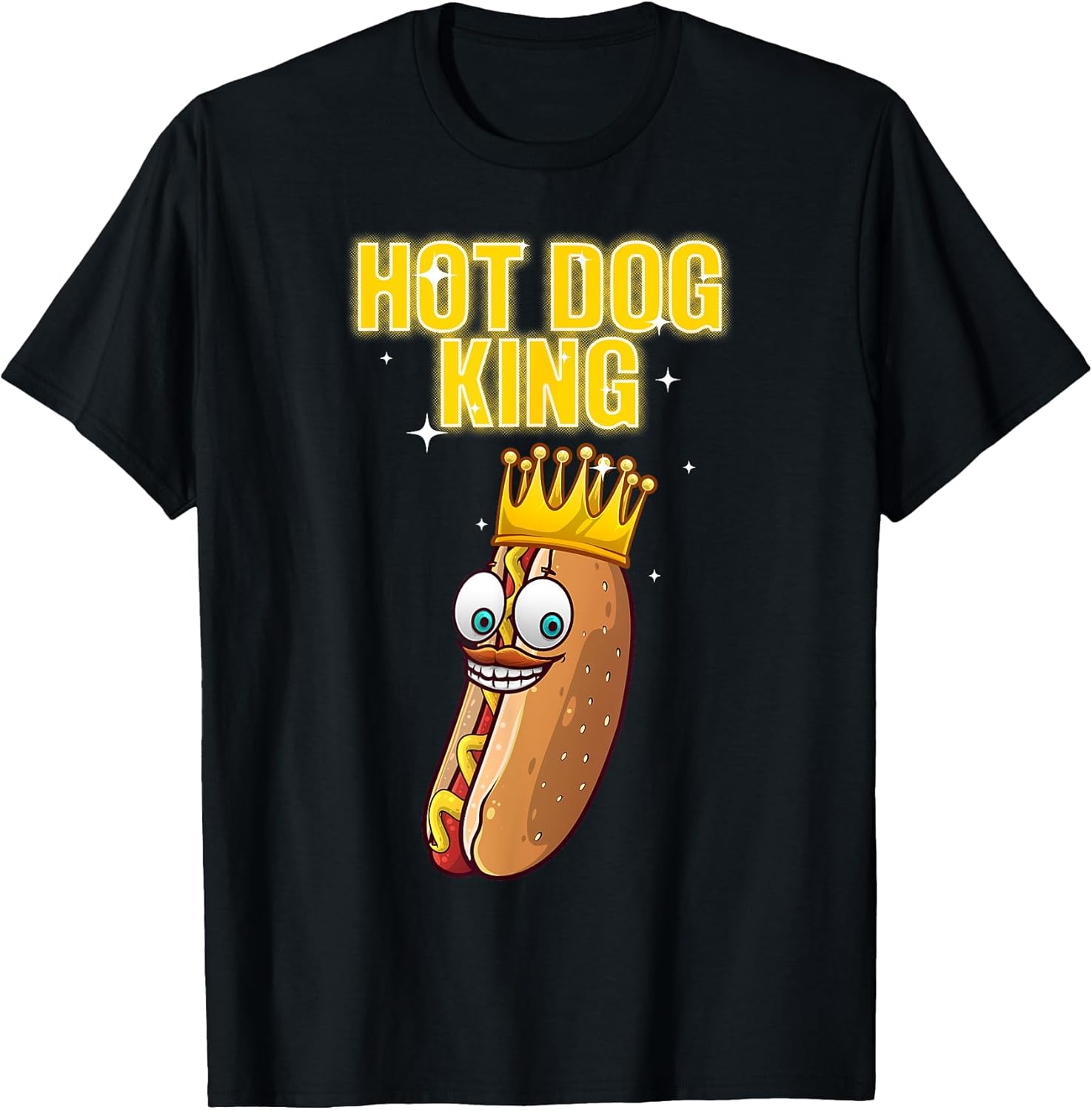 Cute Hot Dog Design for Men Women Kids Food Hot Dog Lovers T-Shirt