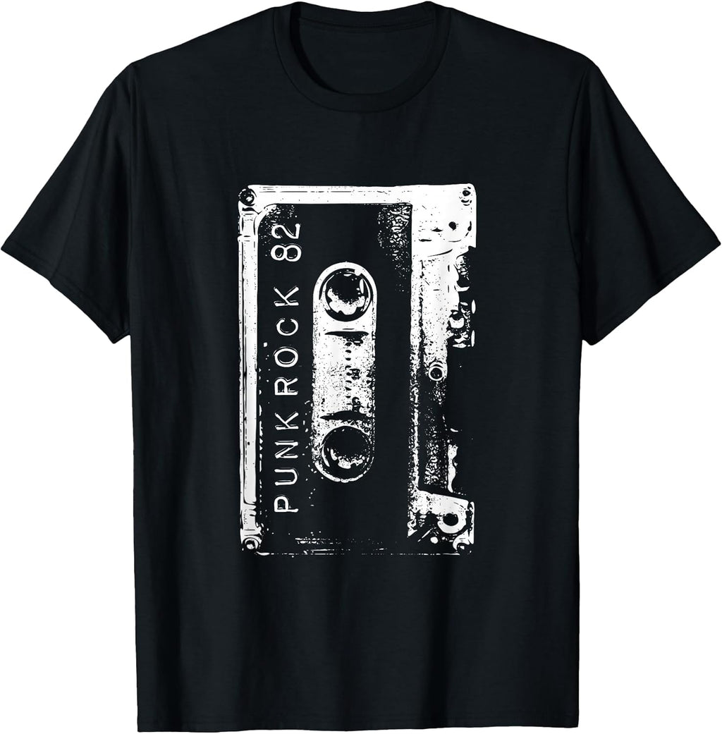 Punk Rock 80's Concert Mixtape Vintage T-Shirt