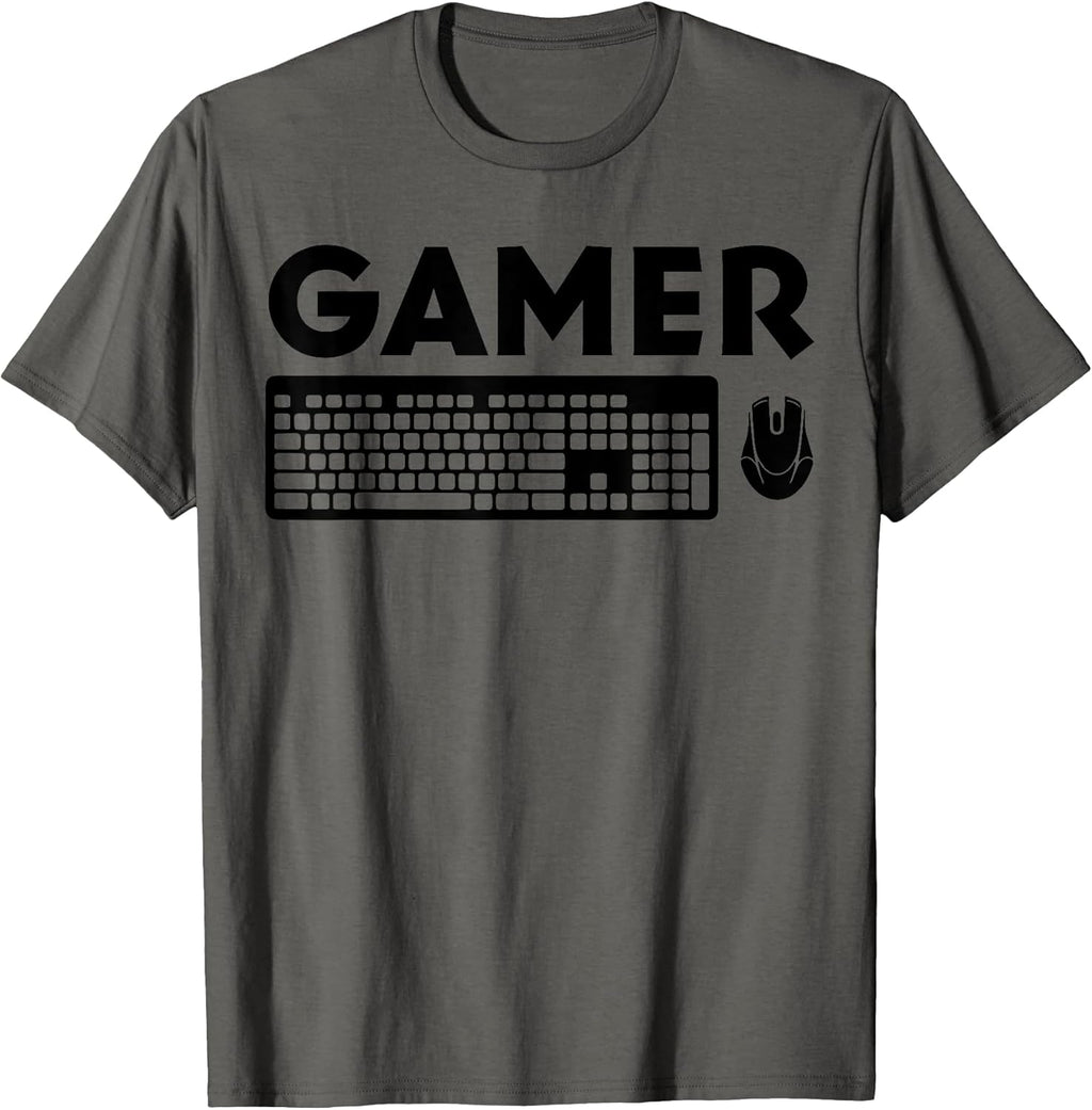 Funny PC Gamer Keyboard Video Computer Gaming Lovers Outfit T-Shirt