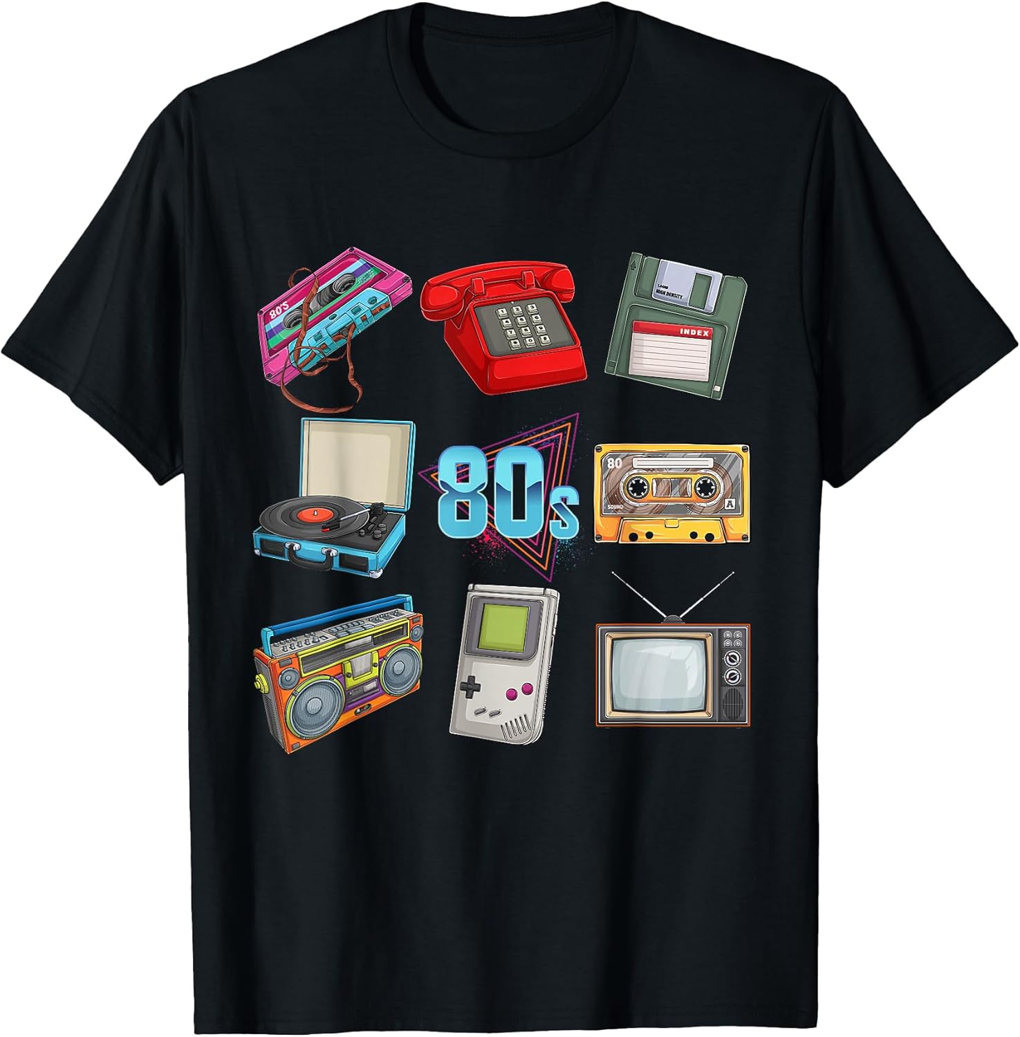 80's Throwback Retro Vintage Funny Party Cassette Tapes Men T-Shirt