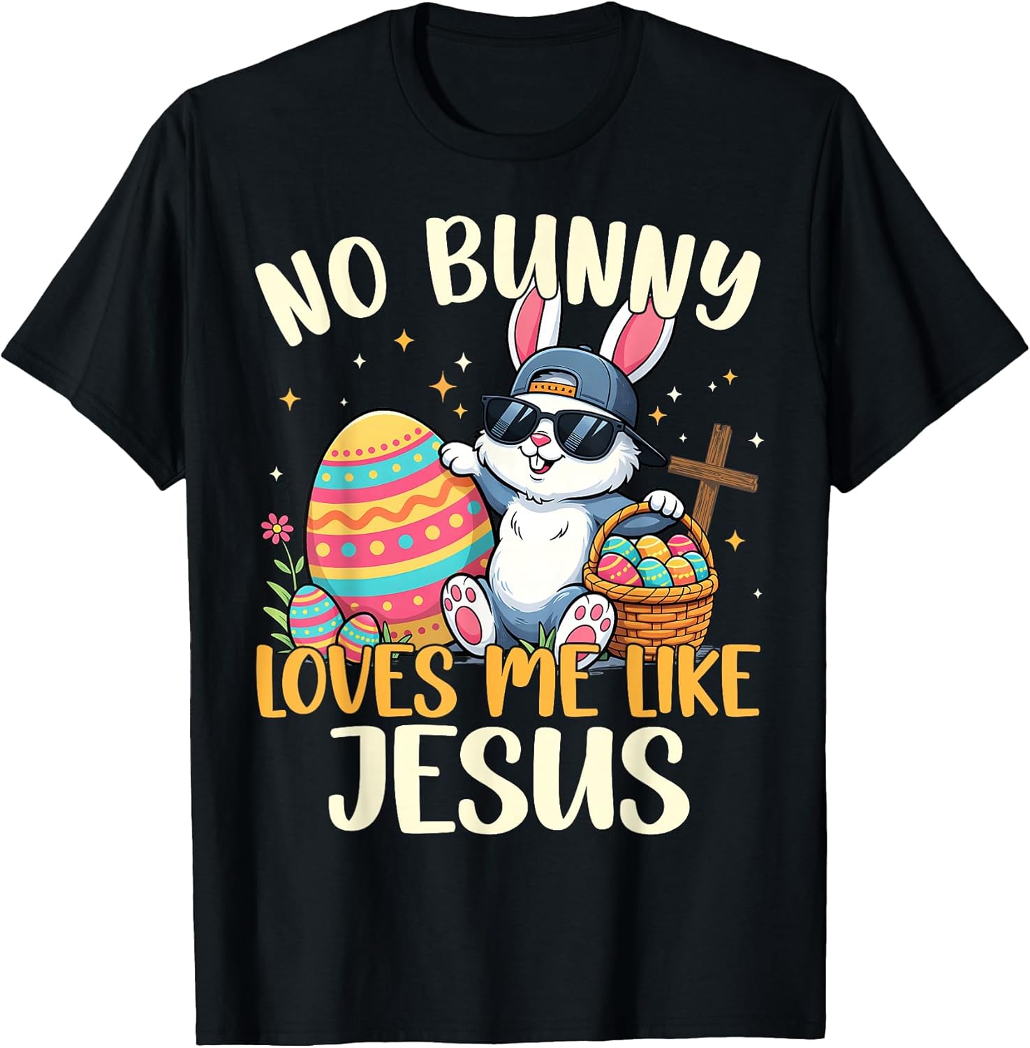 Happy Easter Bunny Jesus Christian