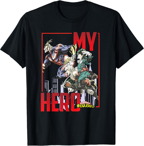 All Might Deku and Bakugo Anime T-Shirt
