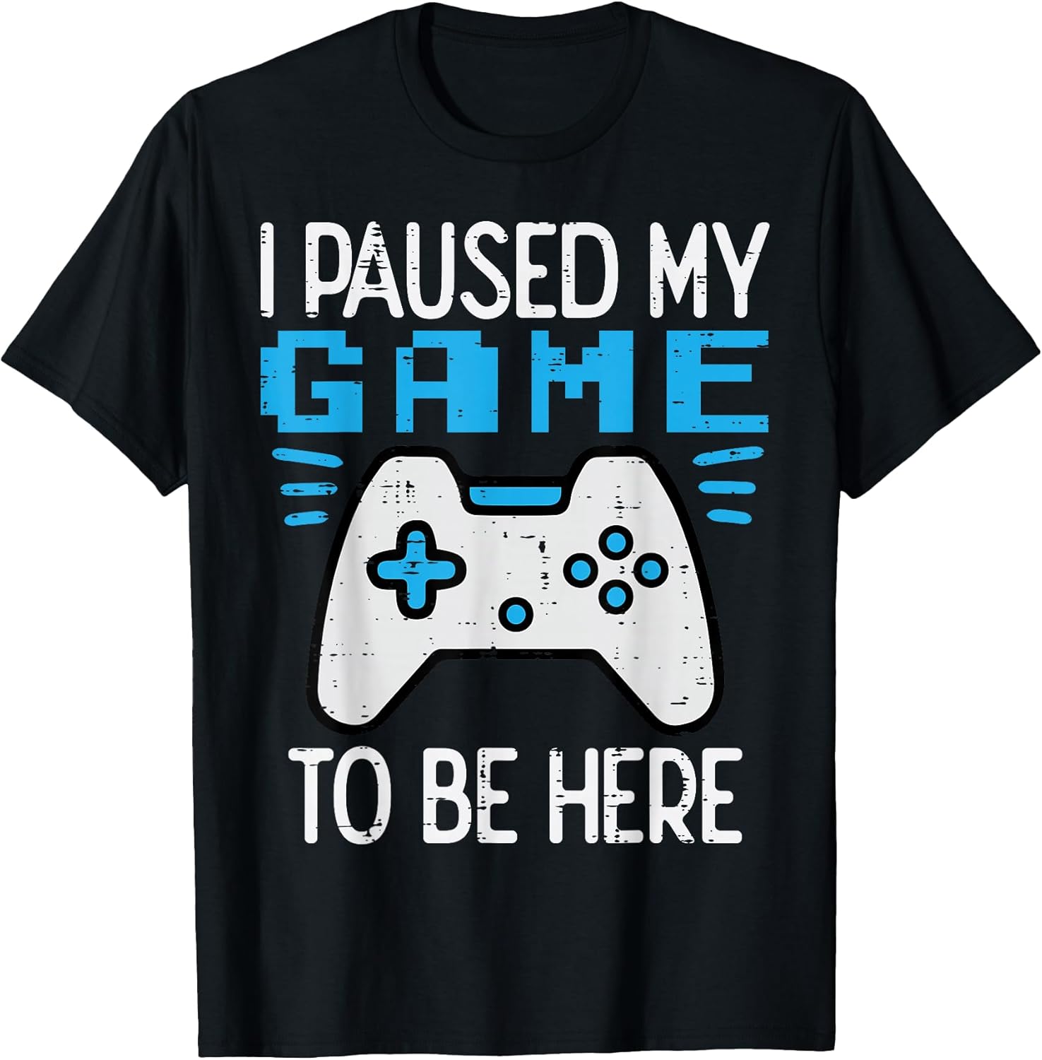 Paused My Game Gamer Controller Gaming Boys Kids Men Youth T-Shirt