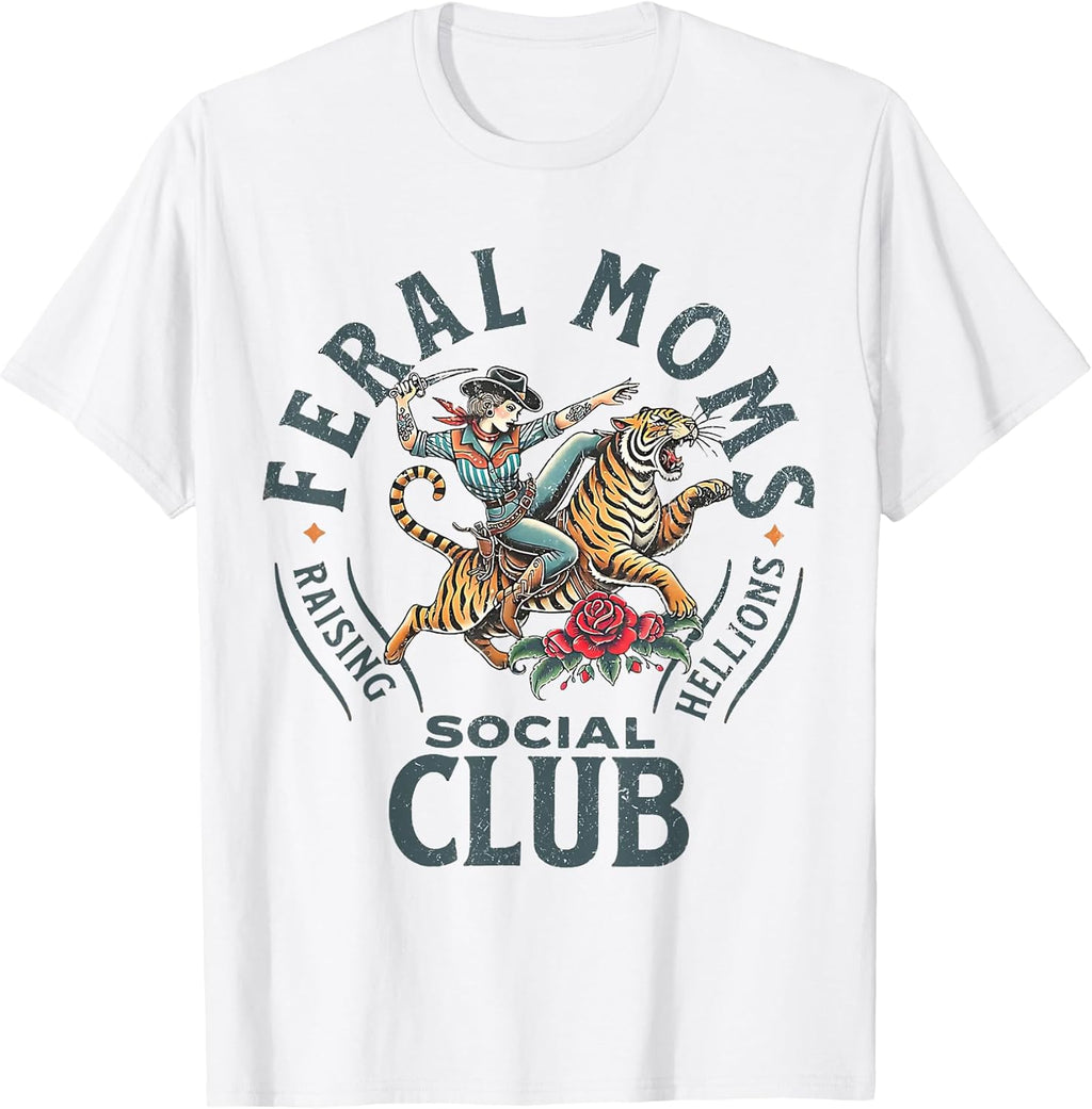 Feral Moms Social Club Trendy Mom Apparel Co.