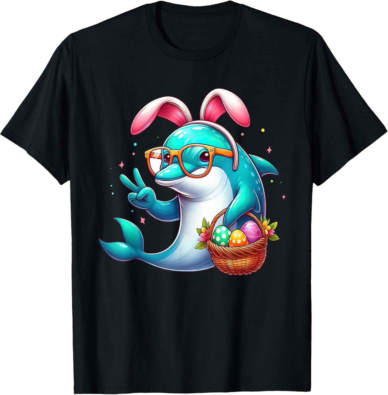 Cute Dolphin Lovers Easter Day Outfit Men Women