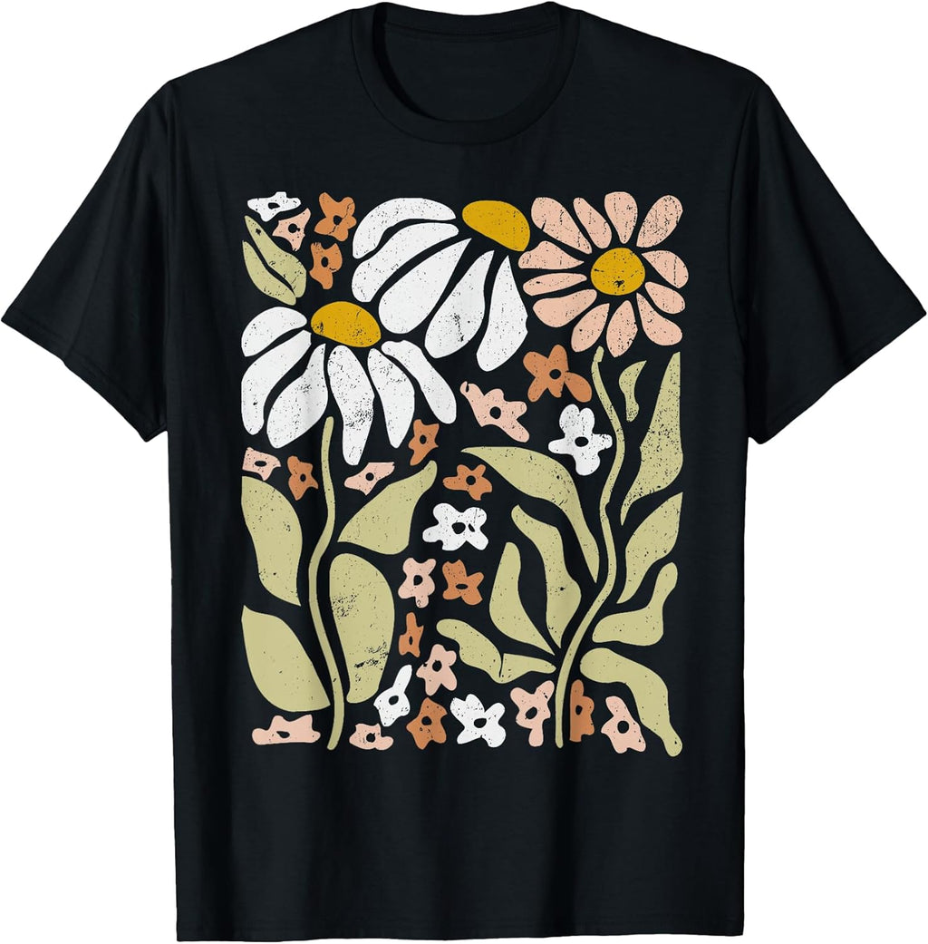 Boho Wildflowers Floral Nature Flower t -shir t