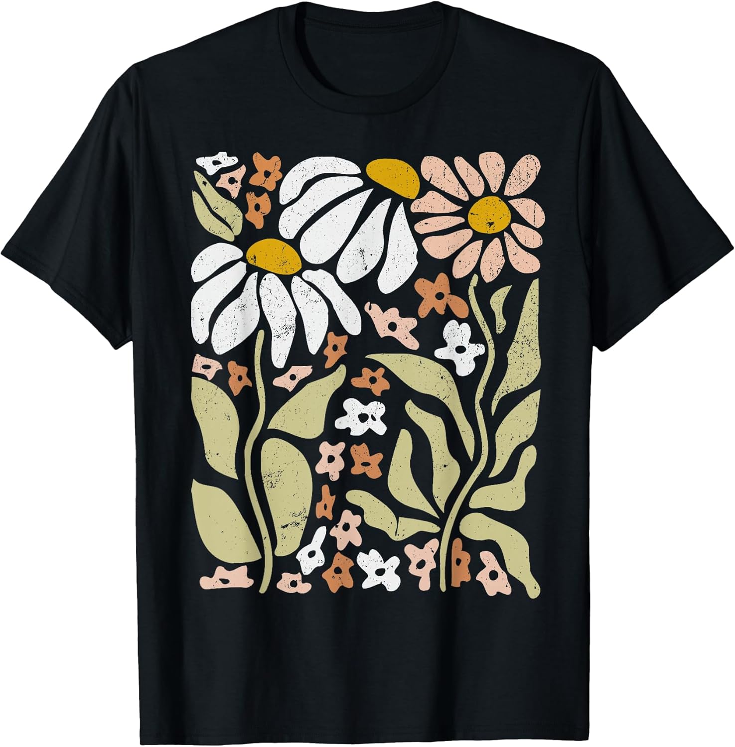 Boho Wildflowers Floral Nature Flower t -shir t