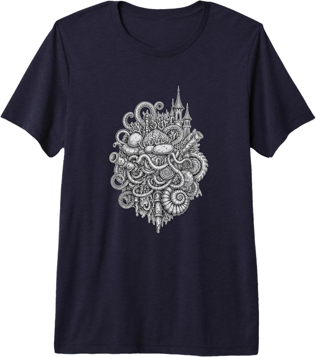 Octopus Seashell Nautical Nature Ocean Tentacle