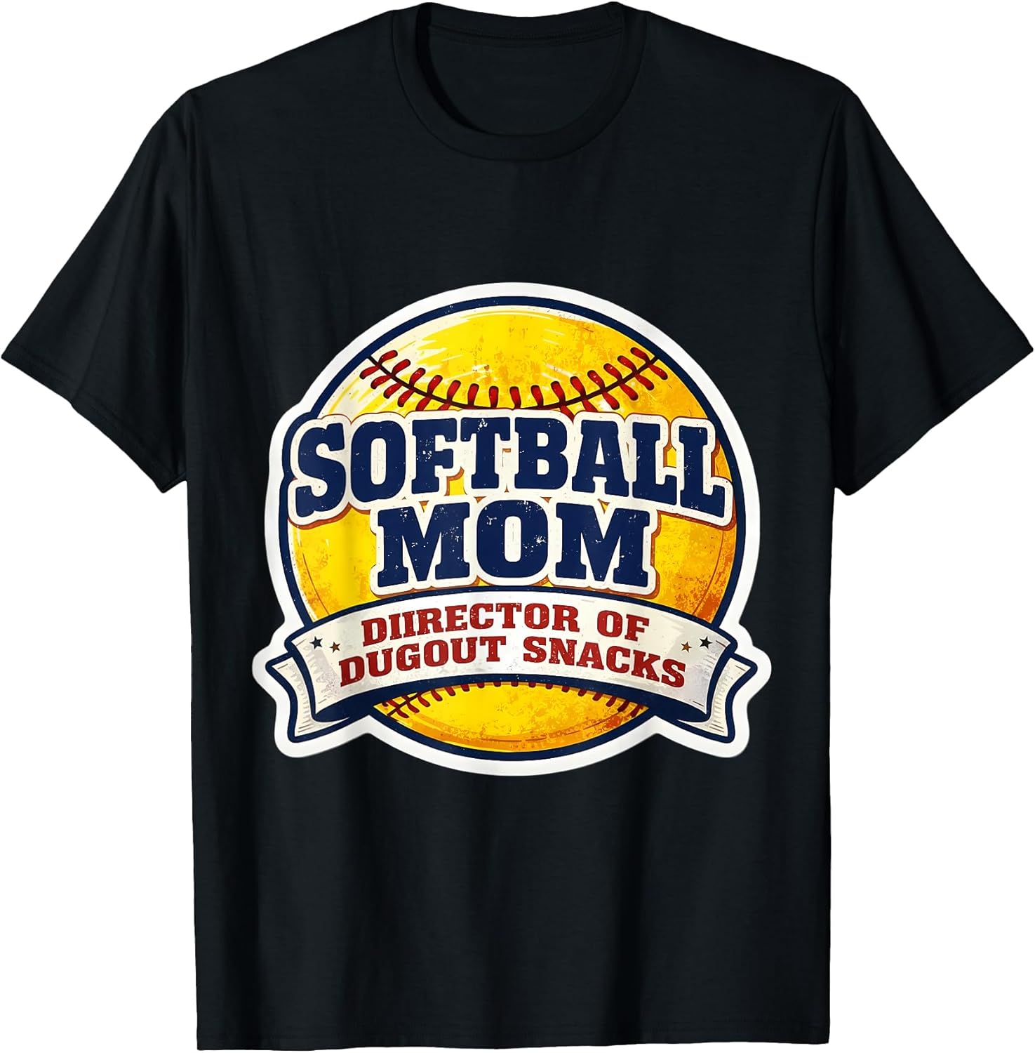 Softball Mom Director Of Dugout Snacks Funny Merch