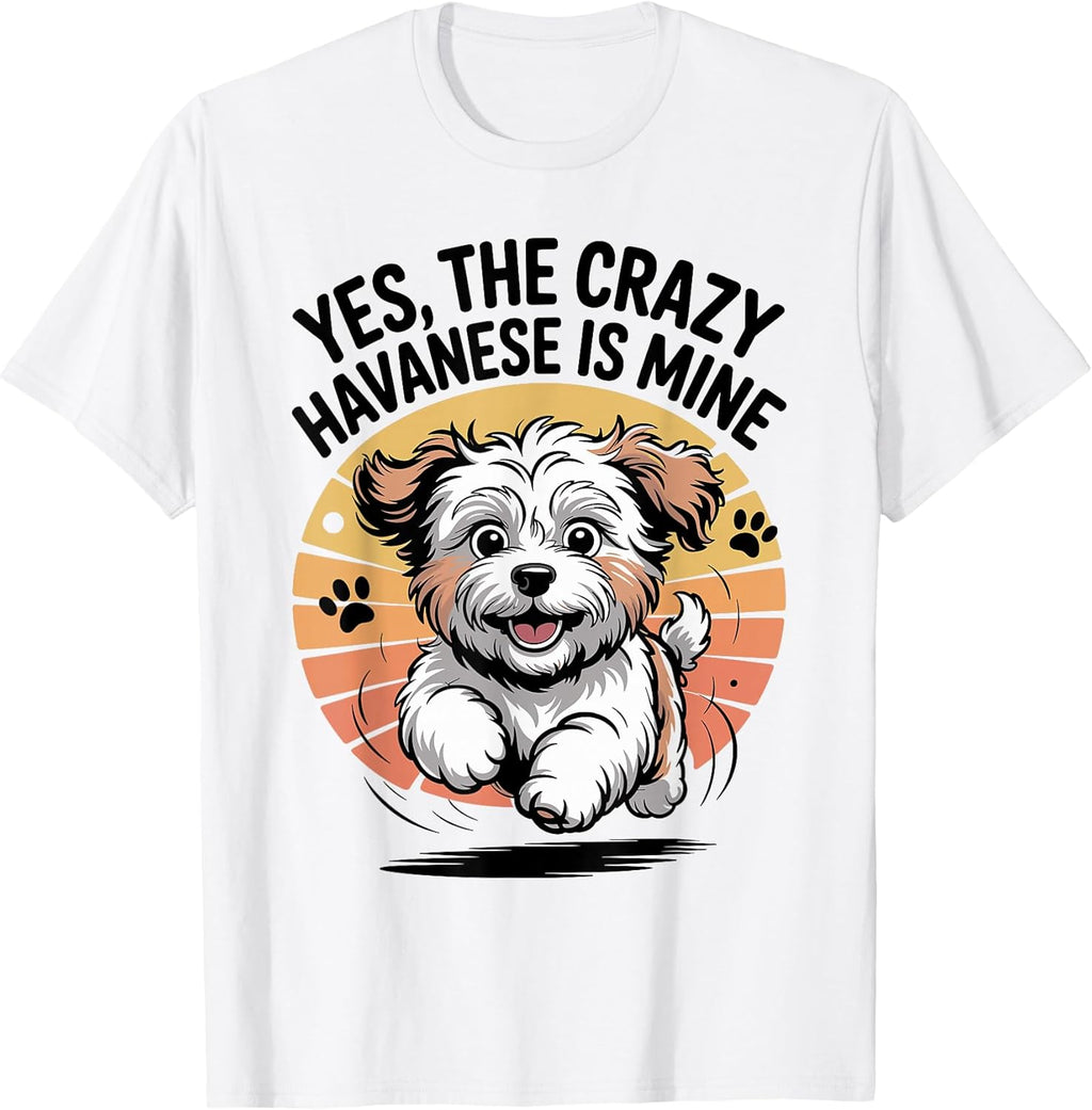 Cute Family Small Dog Lover Funny Pet Breed Owner Havanese T-Shirt