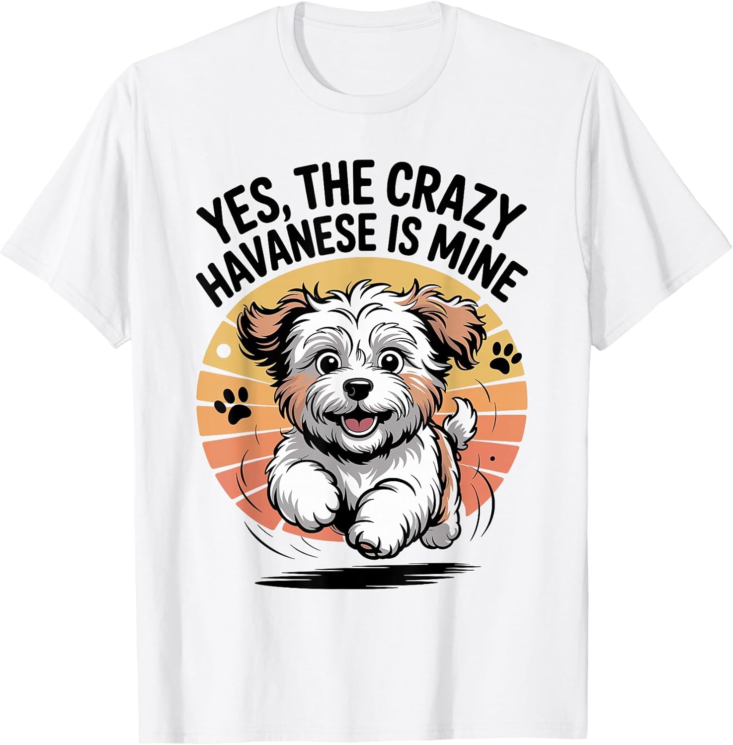 Cute Family Small Dog Lover Funny Pet Breed Owner Havanese T-Shirt