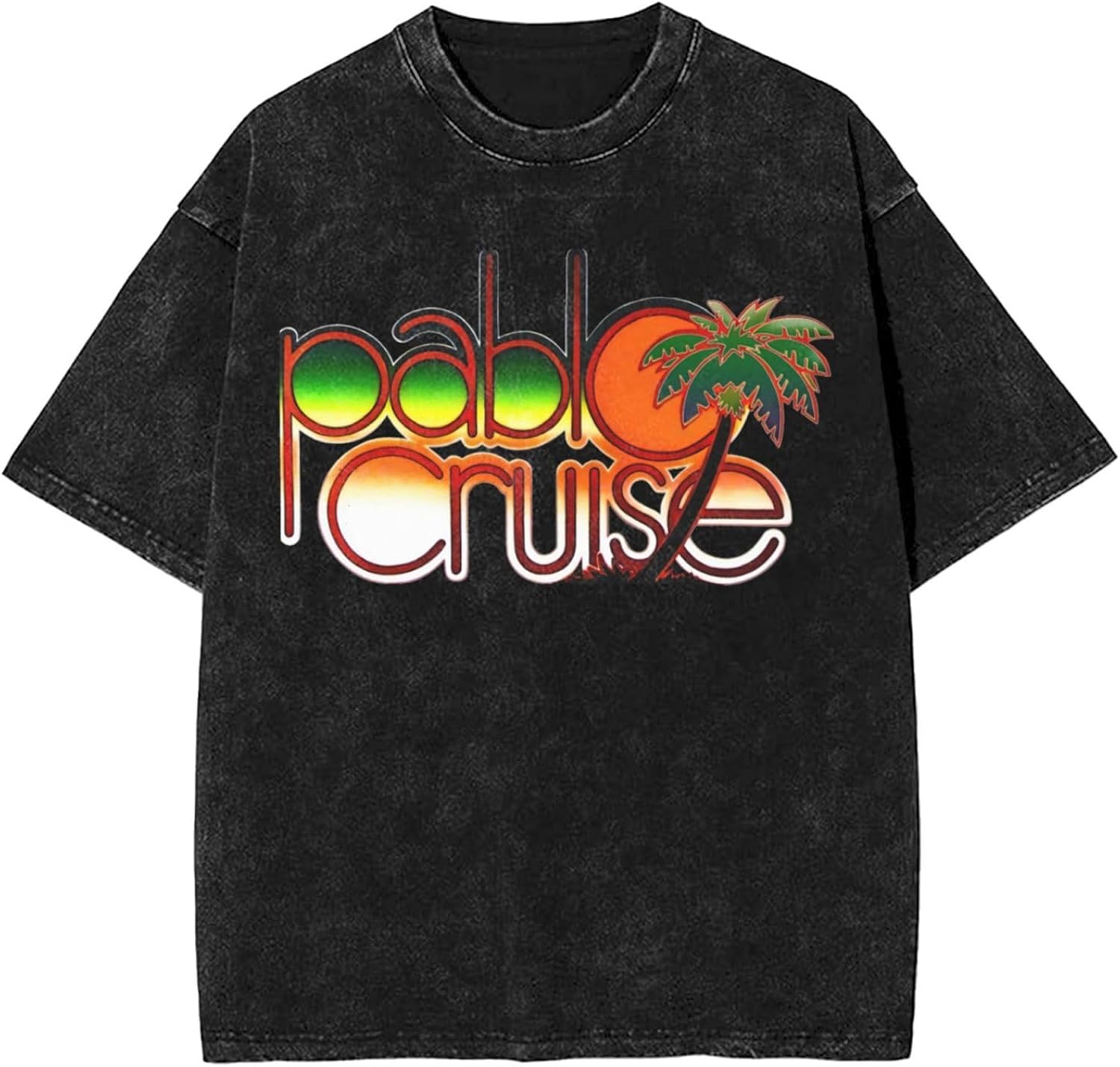 Men's & Women's Vintage Oversized Drop Shoulder Short Sleeve T-Shirt
