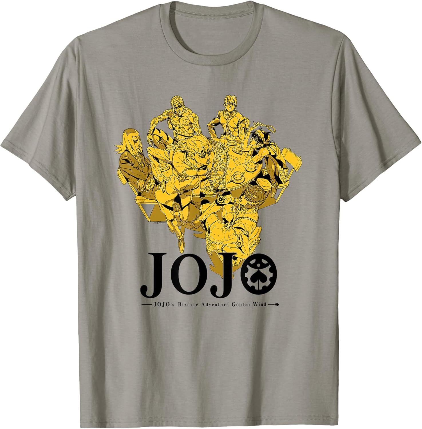Golden Wind Bruno's Gang Gold Anime T-Shirt