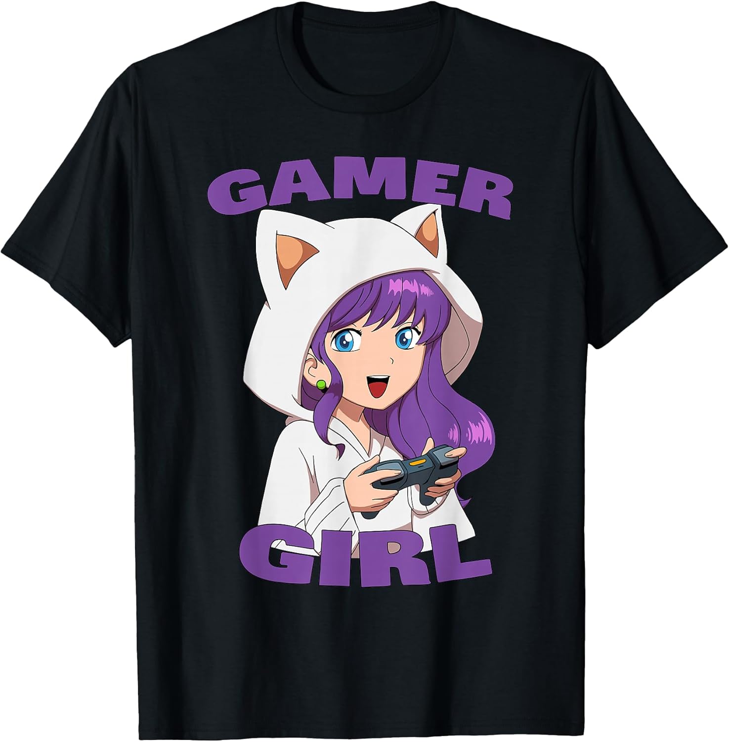Gamer Girl Video Games Gaming T-Shirt Small