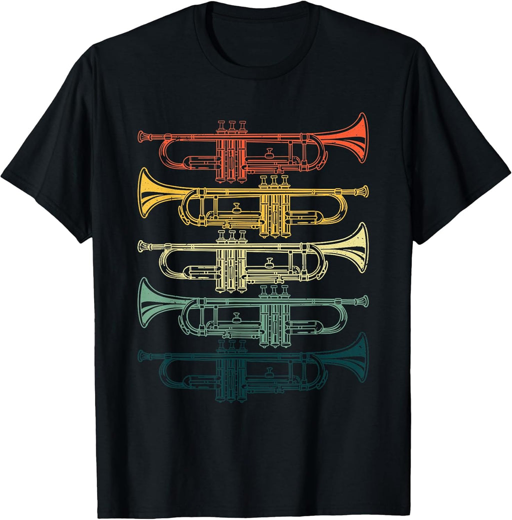 Cool Trumpet for Men Women Marching Band Musician Jazz Music T-Shirt