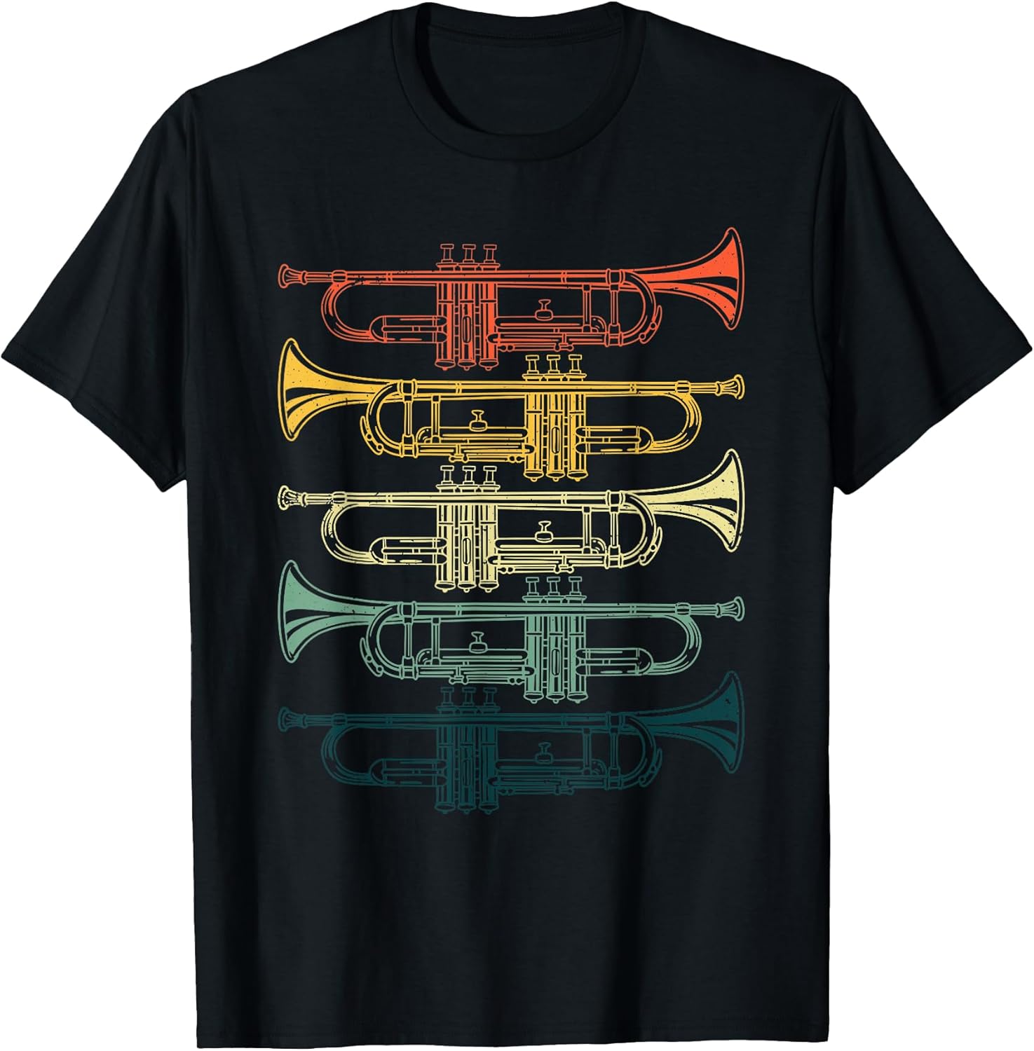 Cool Trumpet for Men Women Marching Band Musician Jazz Music T-Shirt