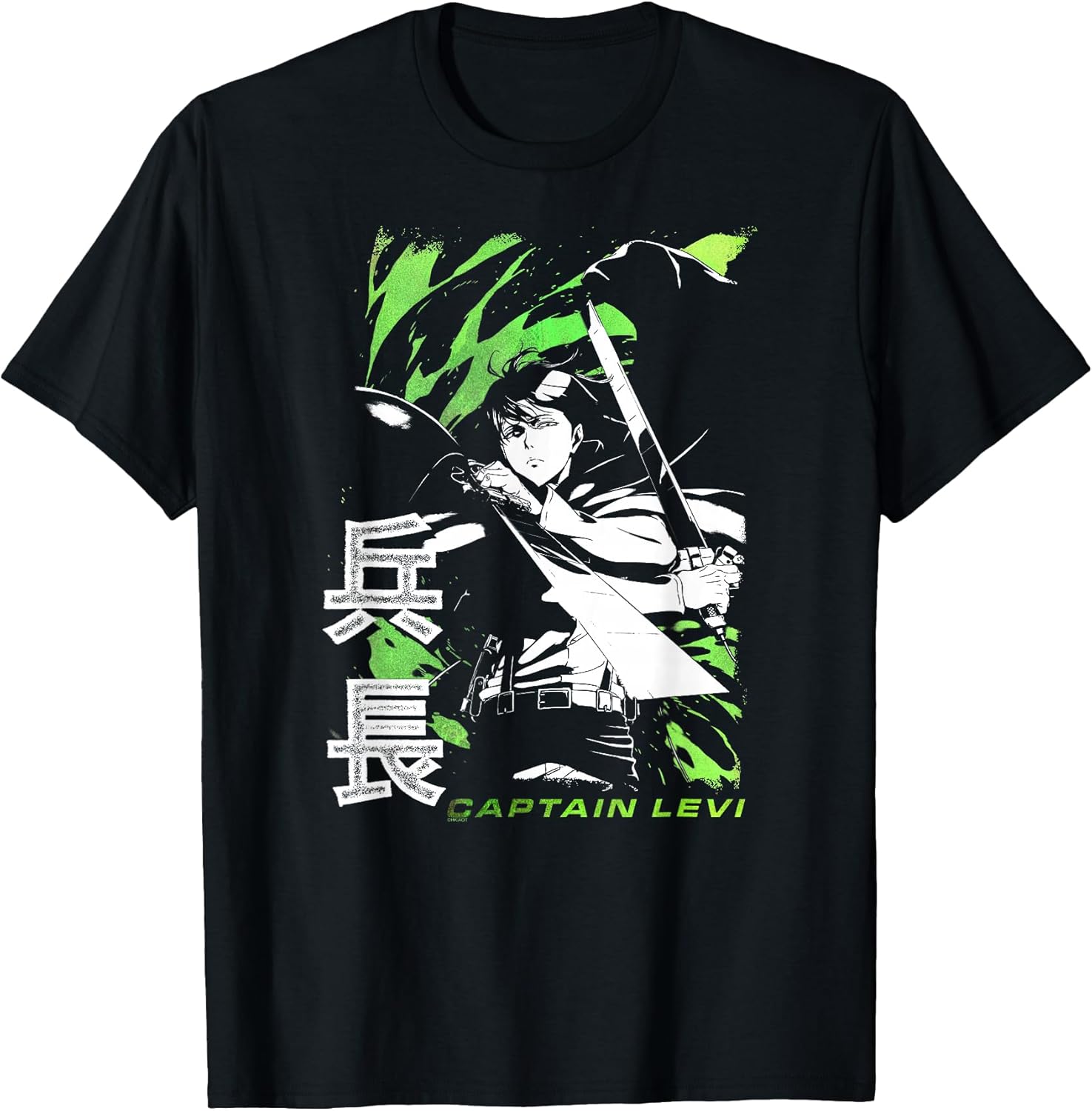 Captain Levi Kanji AOT Anime T-Shirt