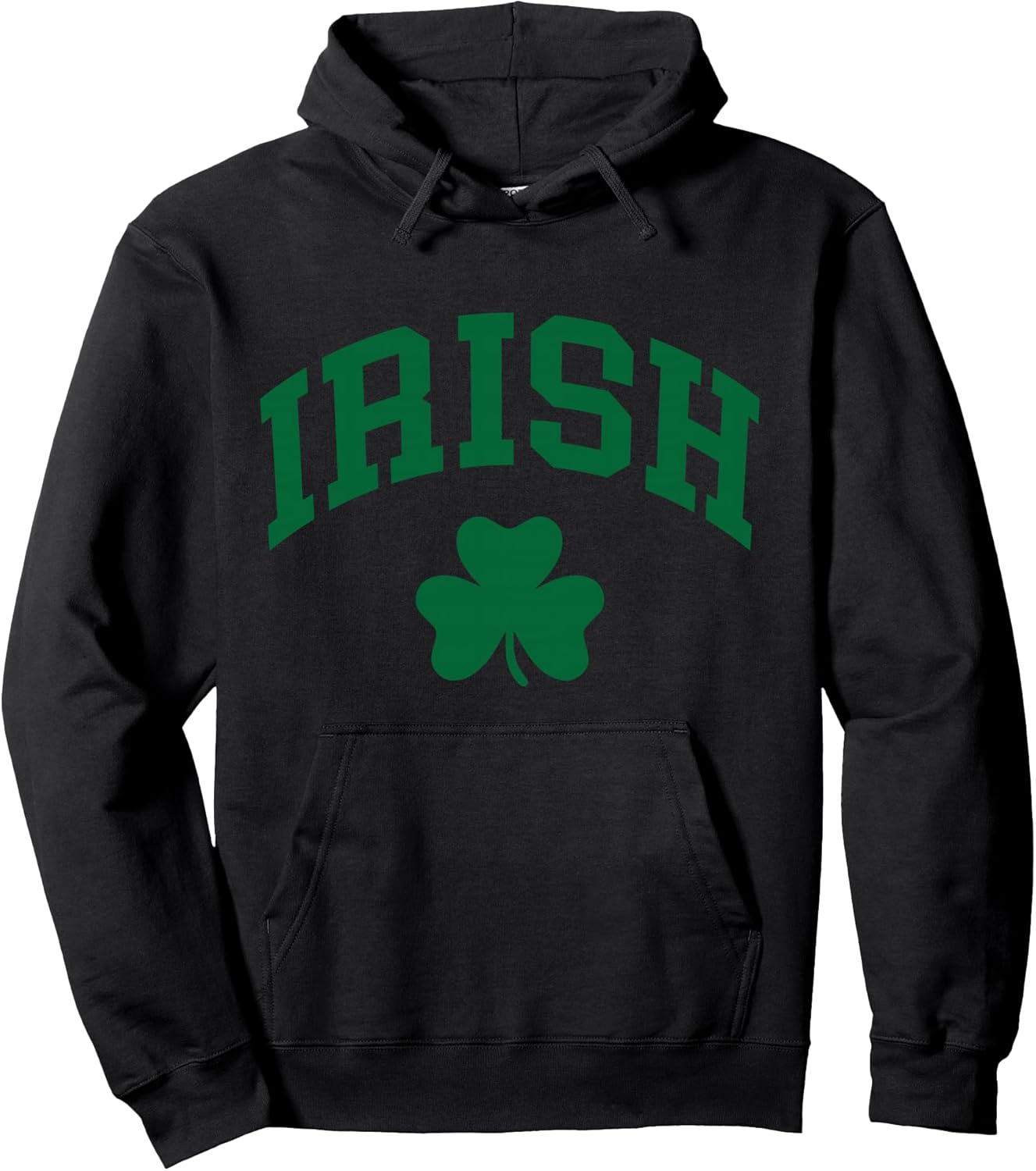 Irish Shamrock St Patricks Day Ireland Pride Graphic Green Pullover Hoodie