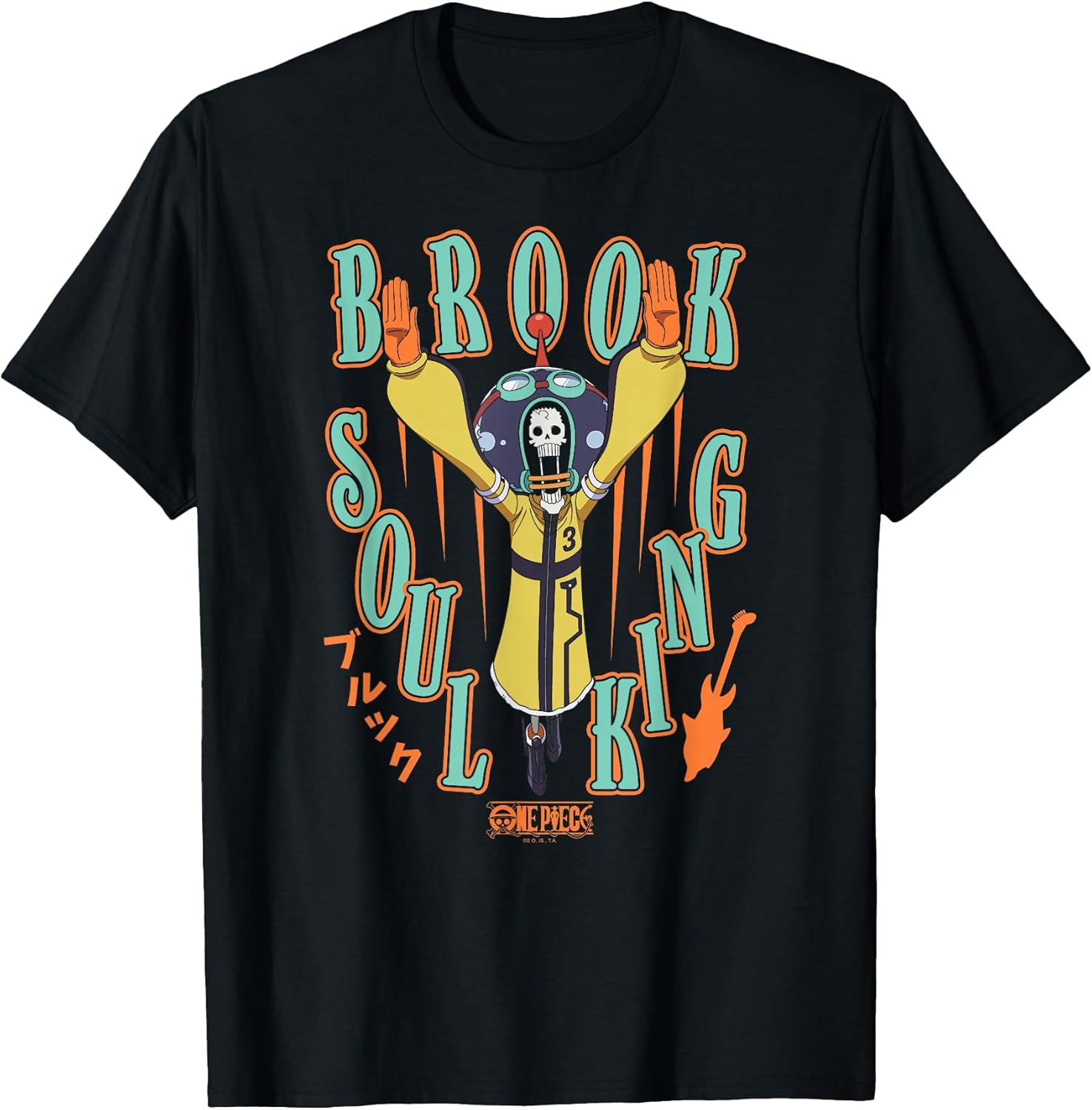 Anime Flying Soul King Brook Egghead Island T-Shirt